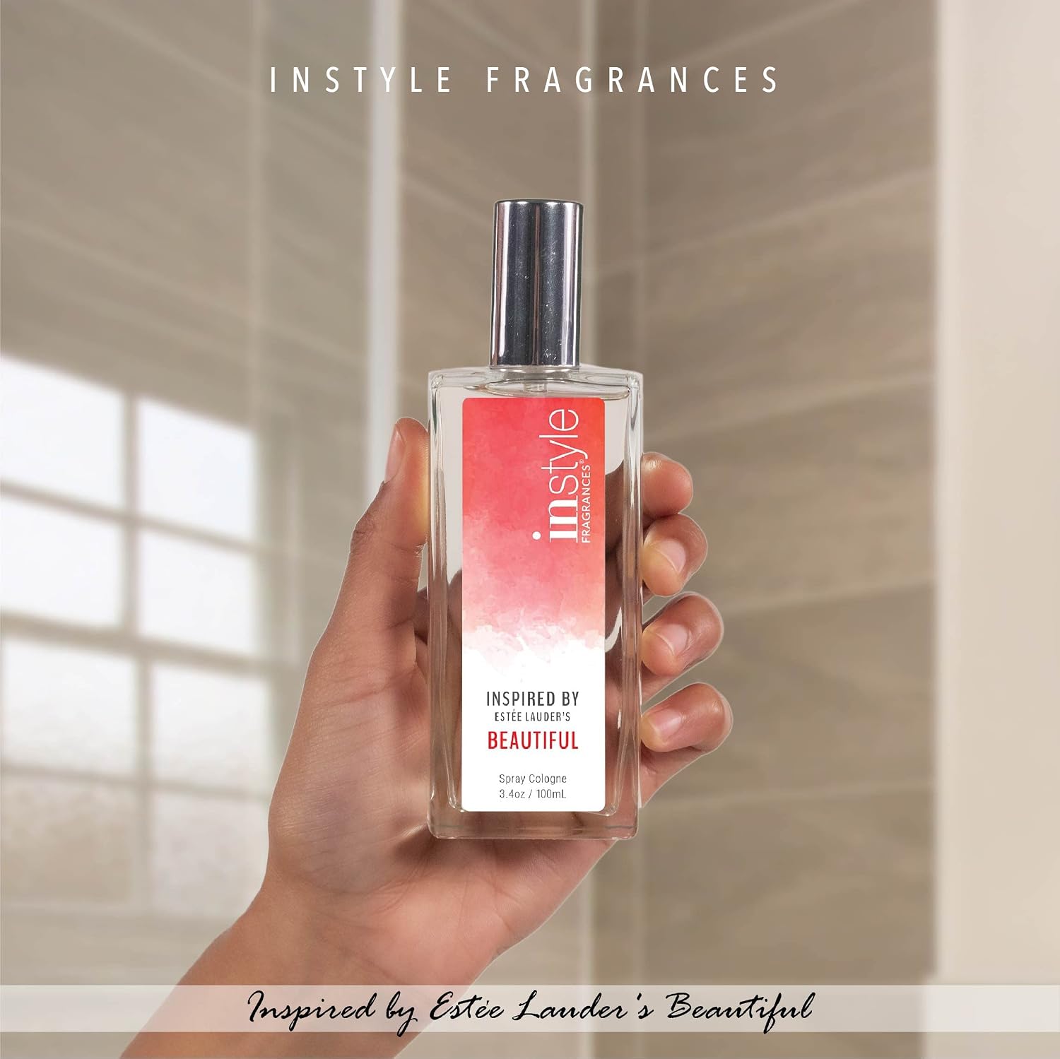 Instyle Fragrances | Inspired by Ralph Lauren's Romance | Women’s Eau de Toilette | Vegan, Paraben Free, Phthalate Free | Never Tested on Animals | 3.4 Fluid Ounces