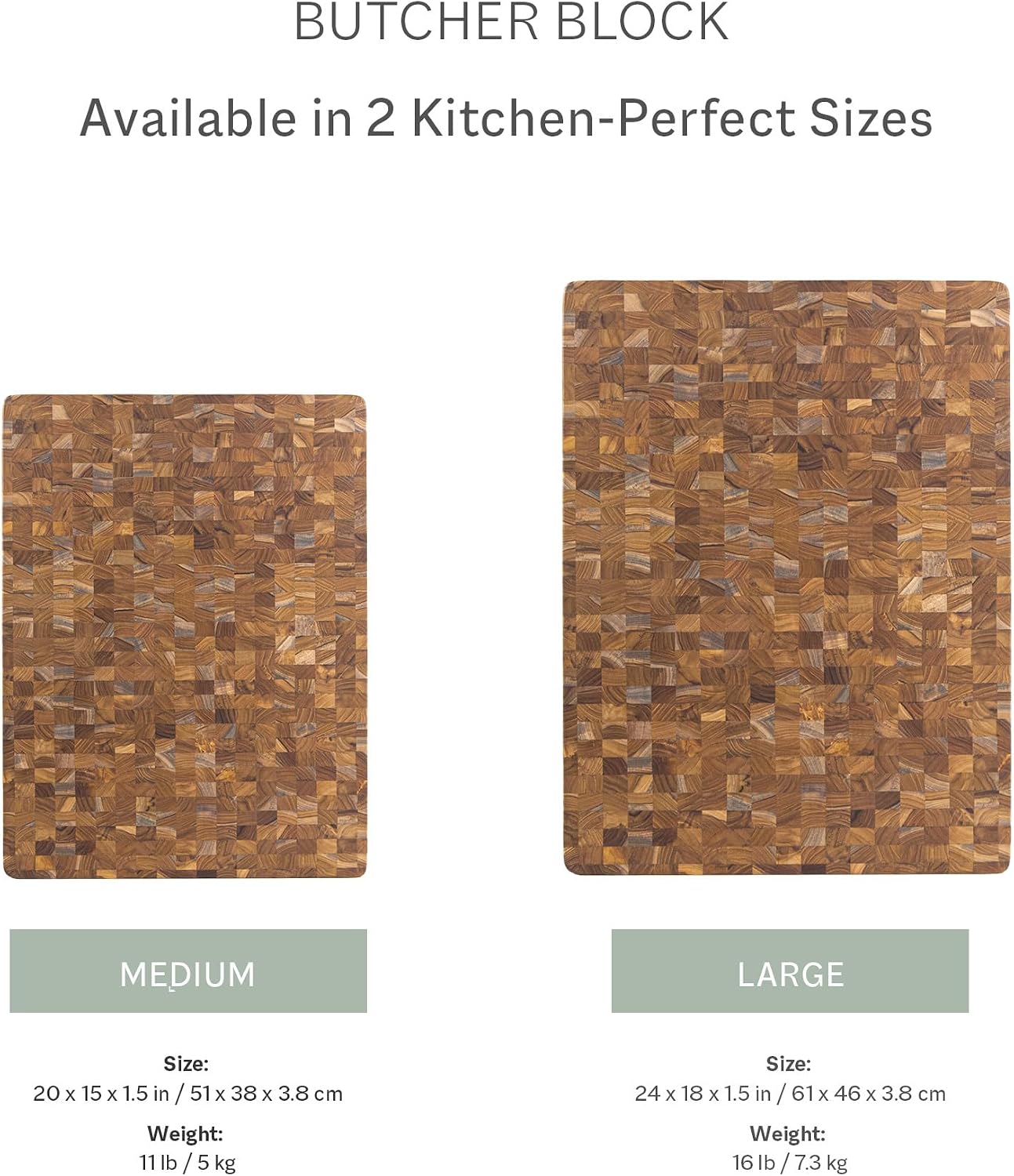 Teakhaus Butcher Block Carving Board - Large Extra Thick Cutting Board with Juice Groove - Holiday Gift Ideas for Men and Women - Gift-Ready End Grain Wood, Knife Friendly - FSC Certified