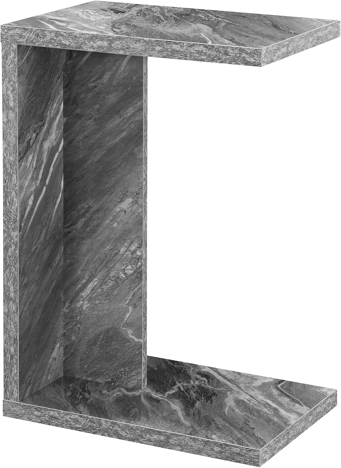 Convenience Concepts Northfield Admiral C Shaped End Table 18" - Contemporary Modern C Shaped Side Table