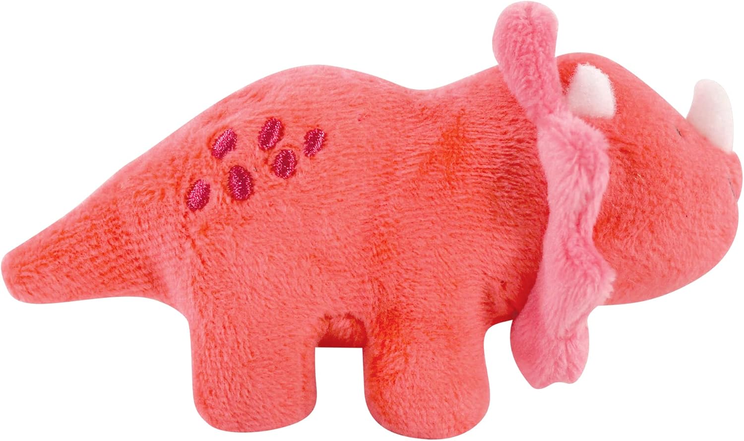 Luvable Friends Unisex Baby Squeaky Plush Dog Toy With Rope