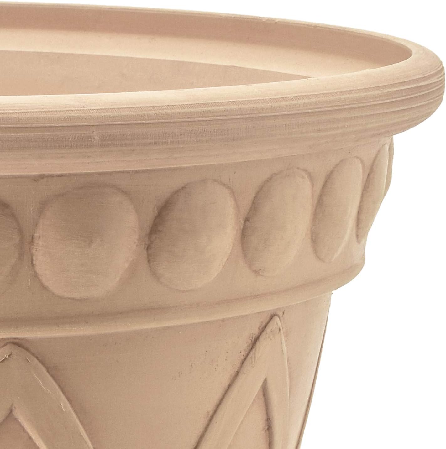 PSW HU40BK Bristol Urn Planter, 16 by 18-Inch, Black