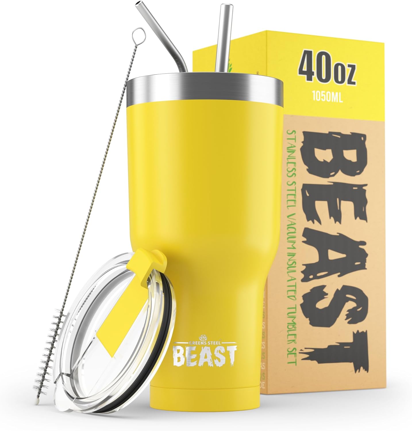 Beast 30 oz Tumbler Stainless Steel Vacuum Insulated Coffee Ice Cup Double Wall Travel Flask (Cupcake Pink)