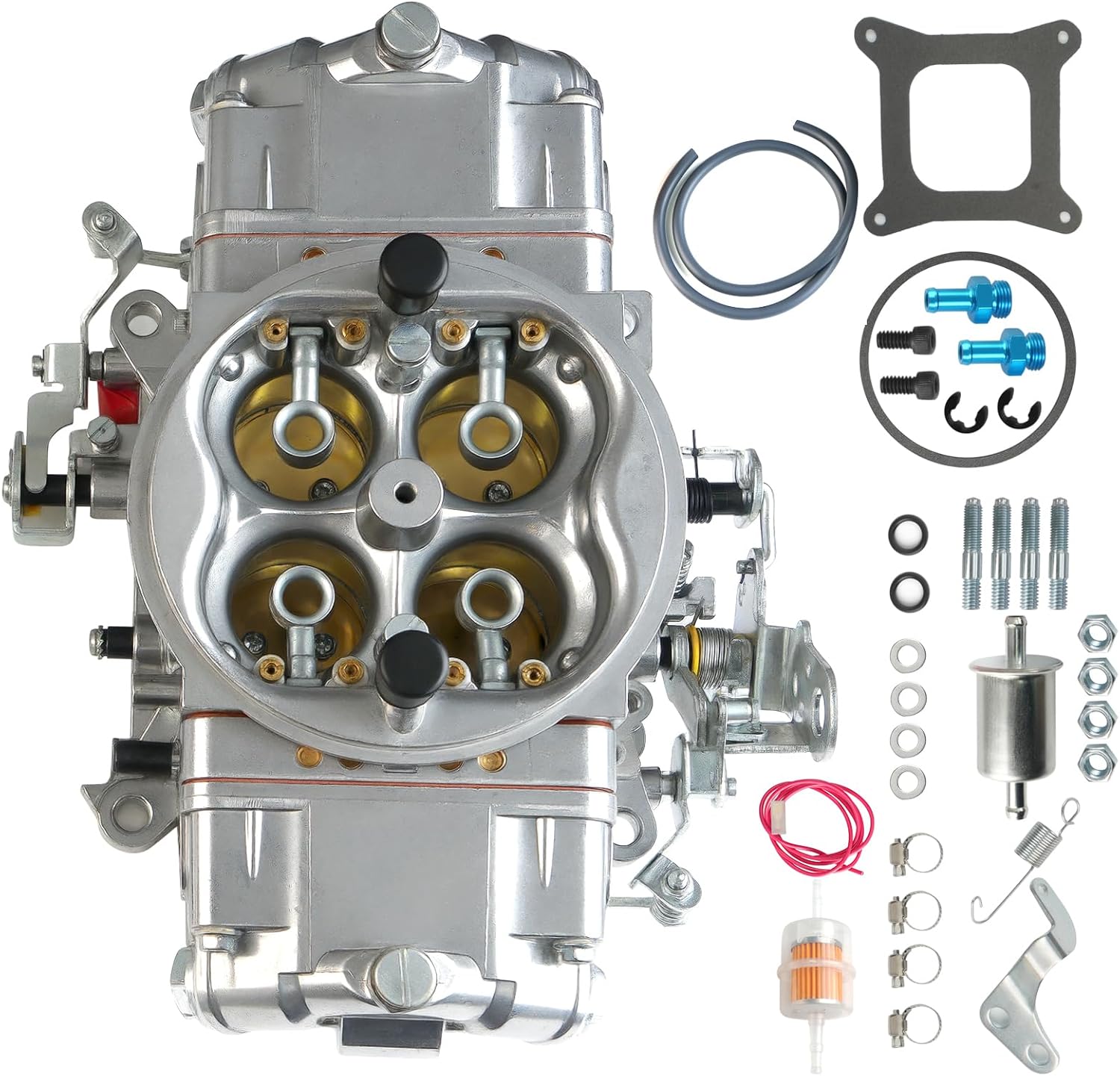 BR-67200 750 CFM 4 Barrel Carburetor for Brawler Race Series – Mechanical Secondary, 4150 Square Bore, No Choke