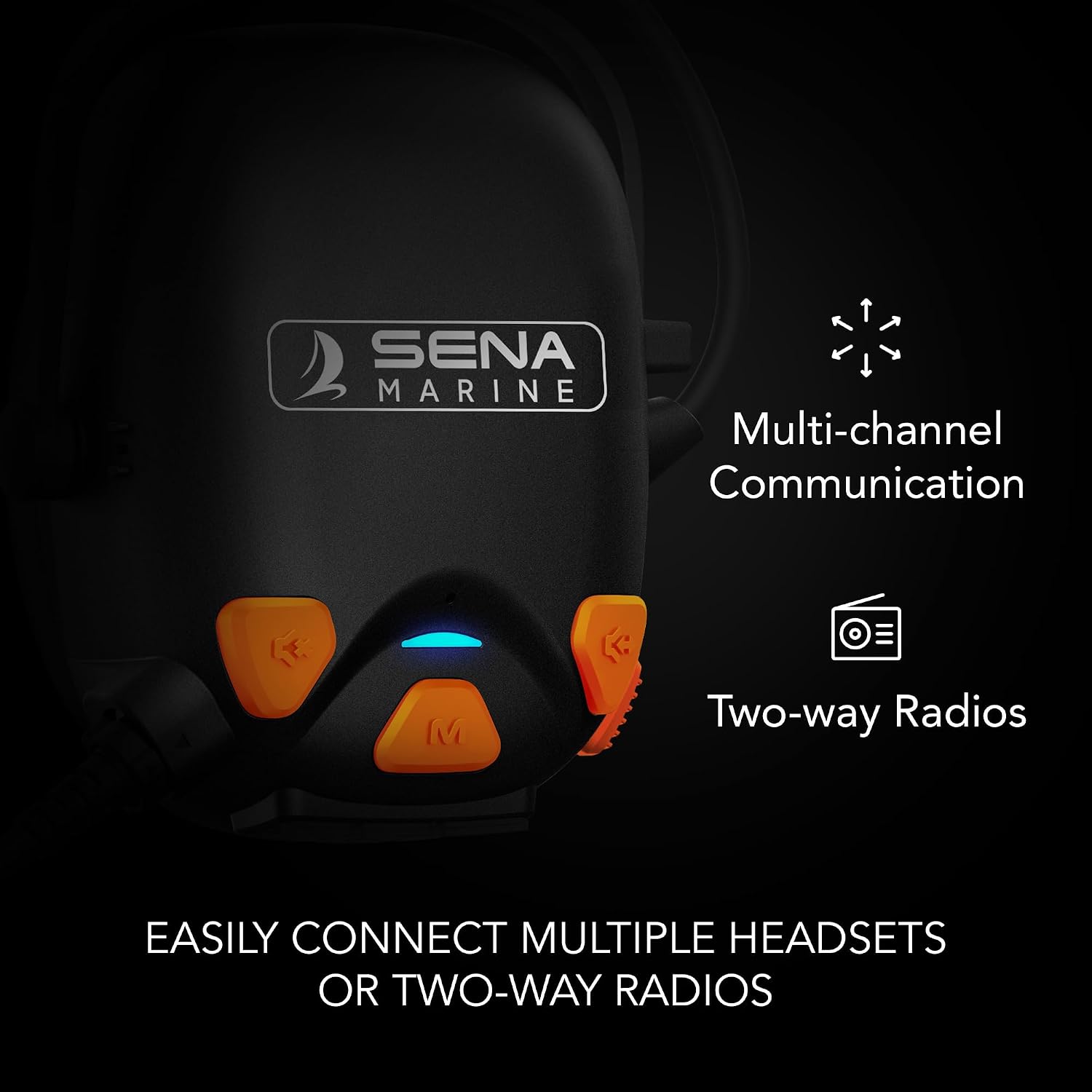 Sena Nautitalk N2R Multi-Sport Mesh Intercom Communication Headset for Sailing and Other Water Sports