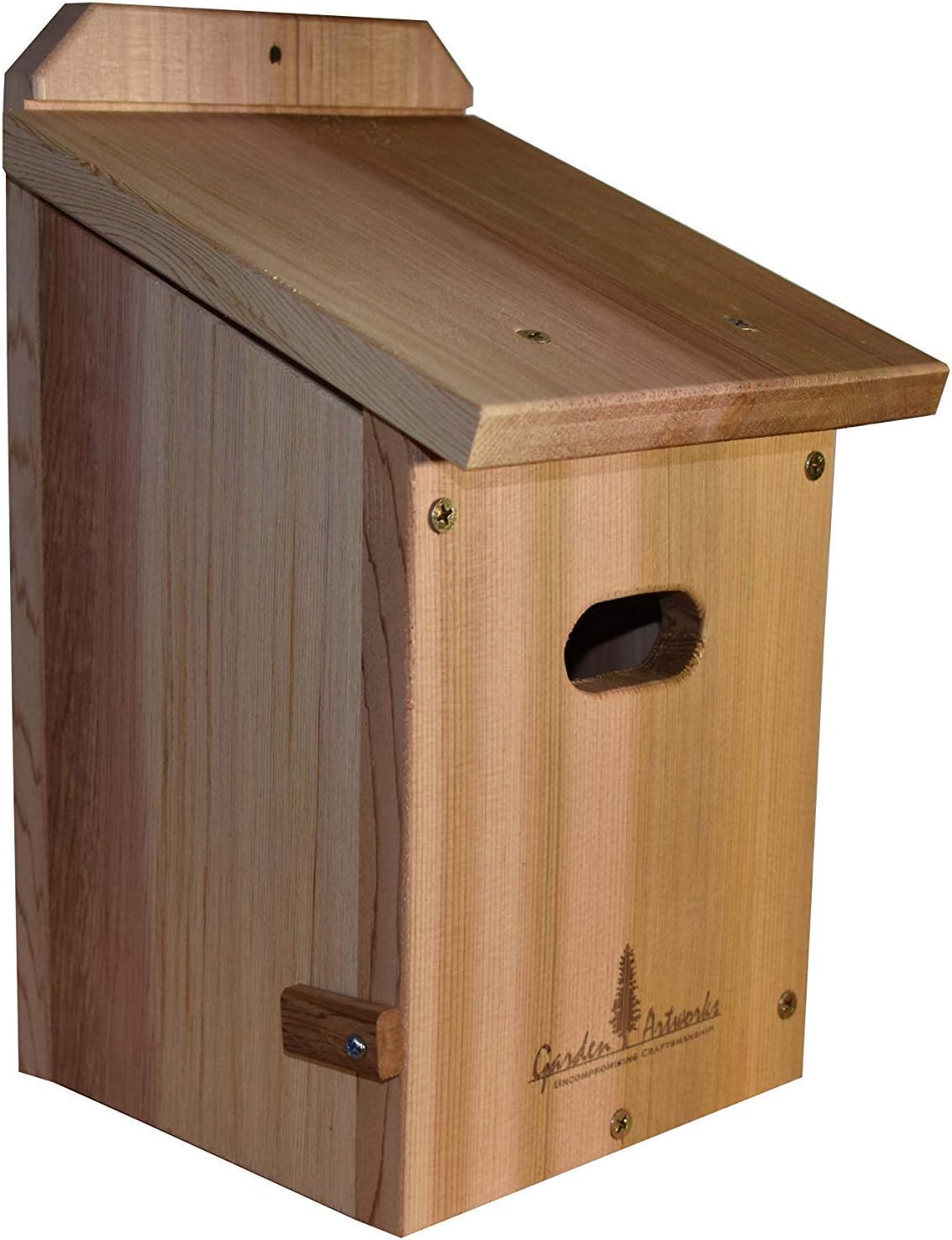 Swallow Birdhouse with Special Entrance Deters House Sparrows. Made in the USA!