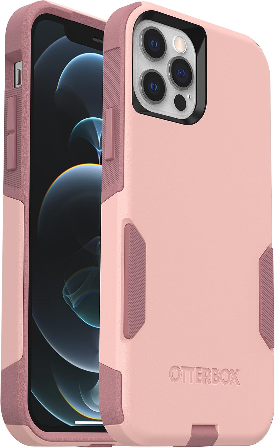OtterBox iPhone 12 & iPhone 12 Pro Commuter Series Case - Black, Slim & Tough, Pocket-Friendly, with Port Protection