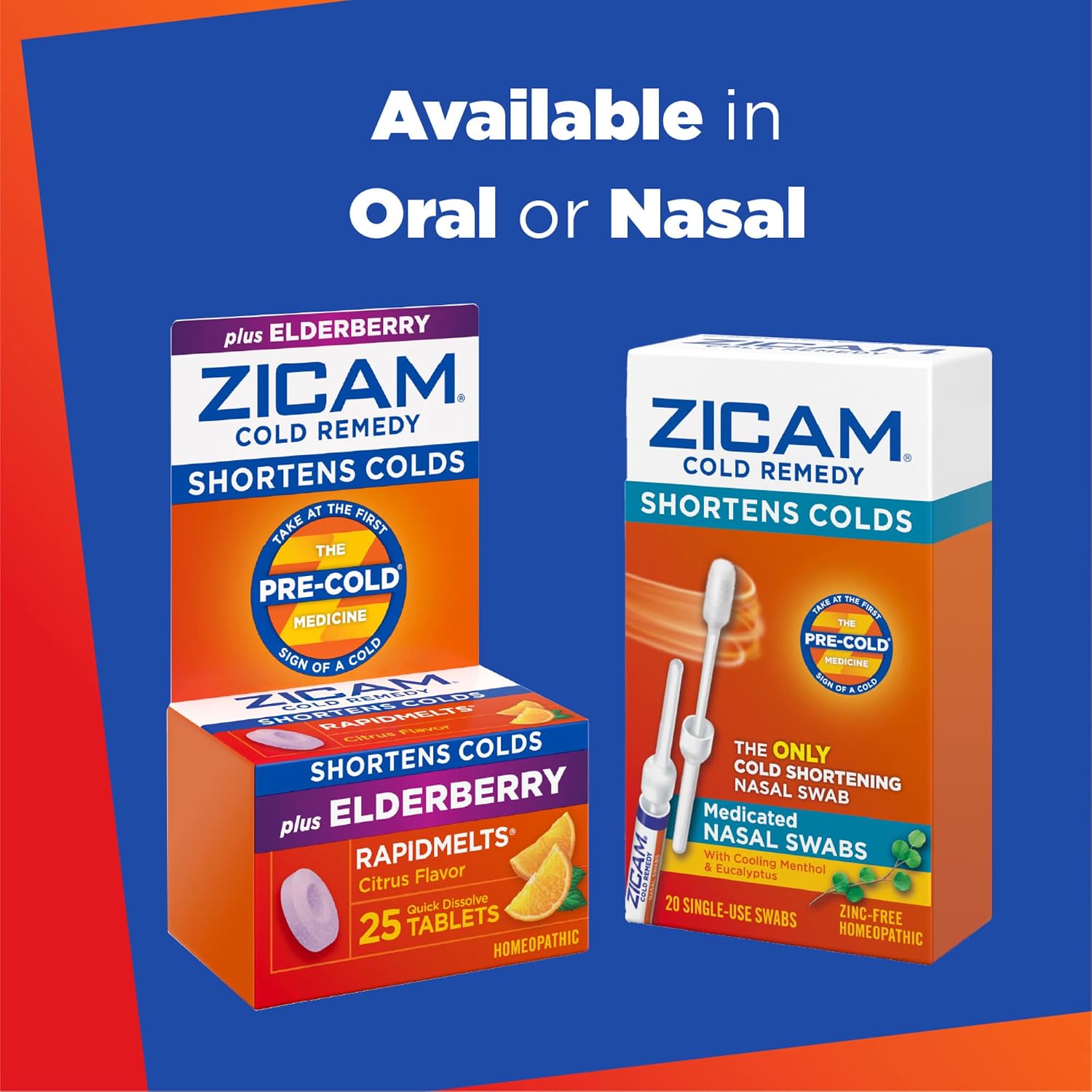 Zicam Cold Remedy RapidMelts, Citrus, 25 Count