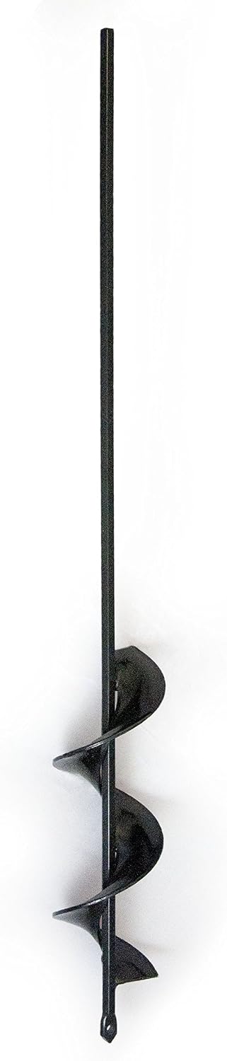 Willard & May Flower Bulb HEX Shaft Drill Planter, Non-Slip – 2.75 by 24 inch - Bulb & Bedding Plant Auger
