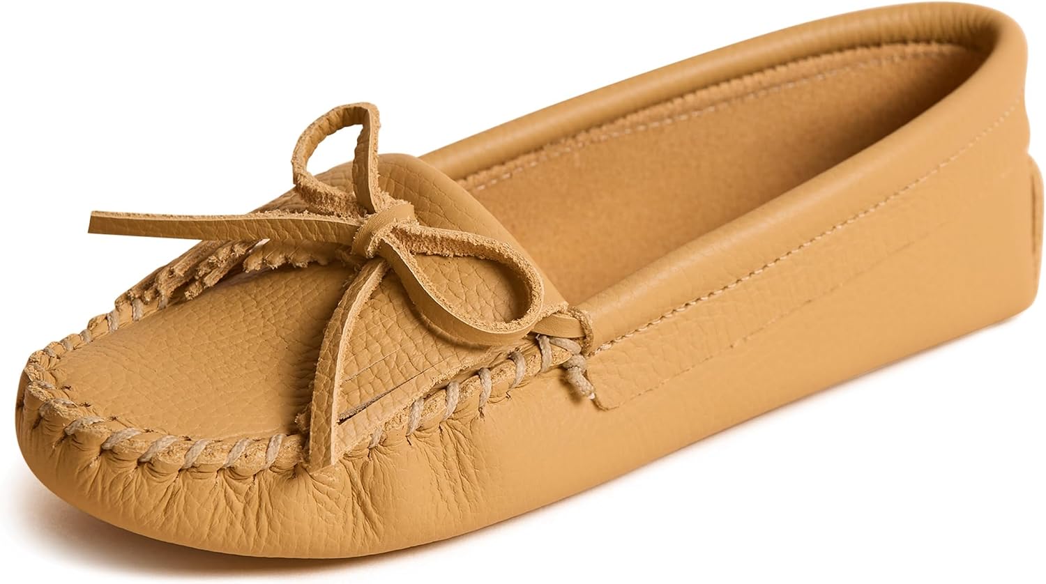 Minnetonka Women's Kilty Suede Softsole Moccasin