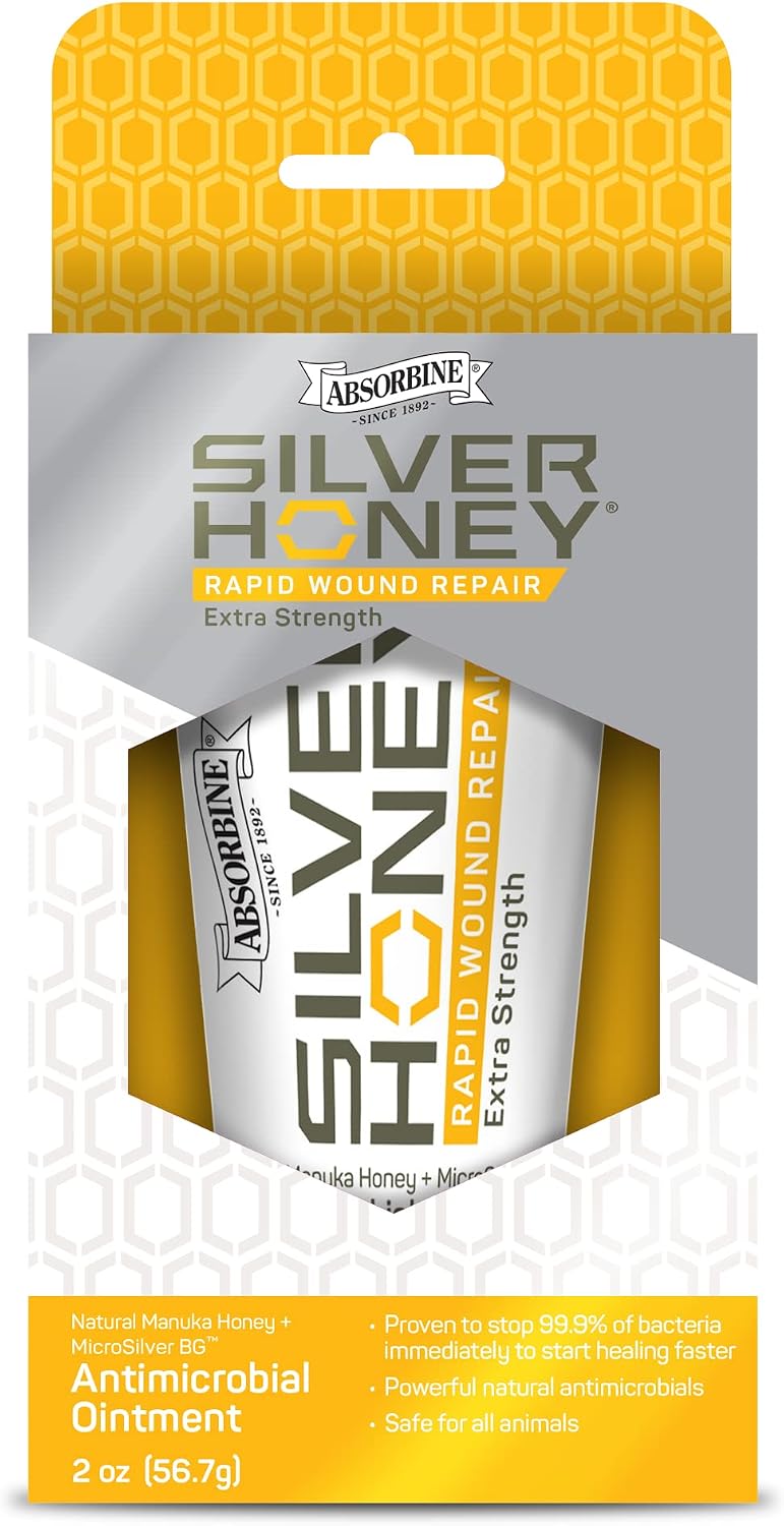 Silver Honey Rapid Wound Repair Ointment, 2 oz Tube