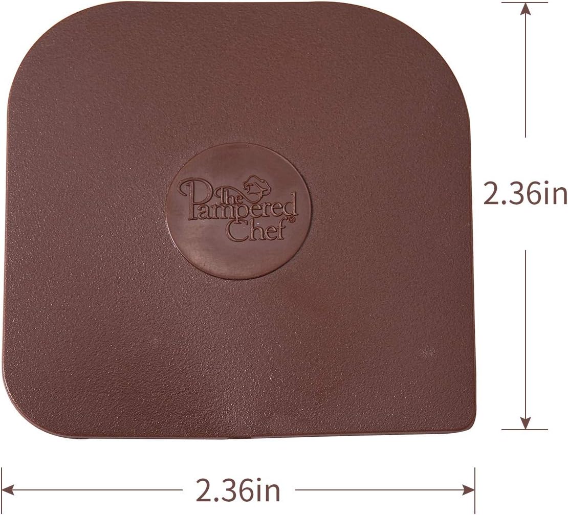 Pampered Chef Nylon Pan Scrapers Set of 3 in Brown