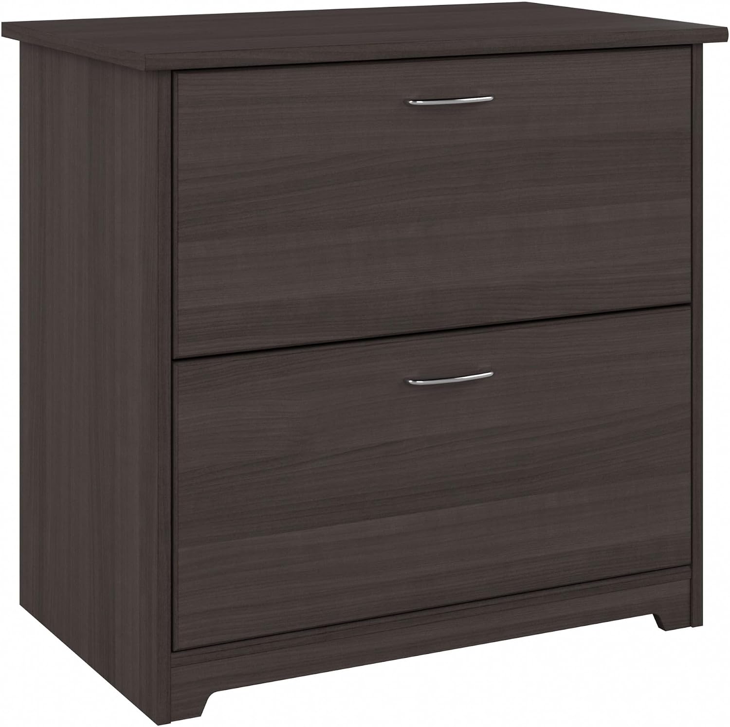 Bush Home Cabot 2 Drawer Lateral File Cabinet in Harvest Cherry, Home Office Chest for Letter, Legal, and A4-size Document Storage