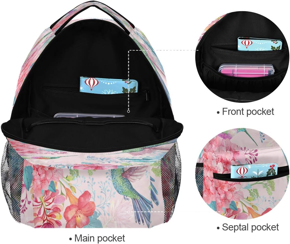 Blueangle Ice Cream Backpack for Girls, Cute School Laptop Backpack