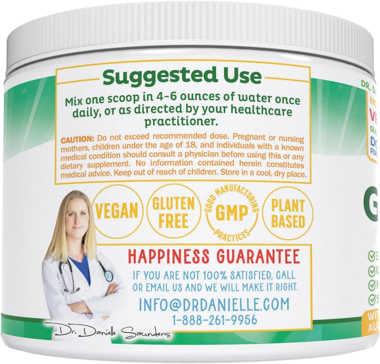 Gut Assist Leaky Gut Support Powder | 40-Servings with L-Glutamine, Arabinogalactan, Licorice Extract
