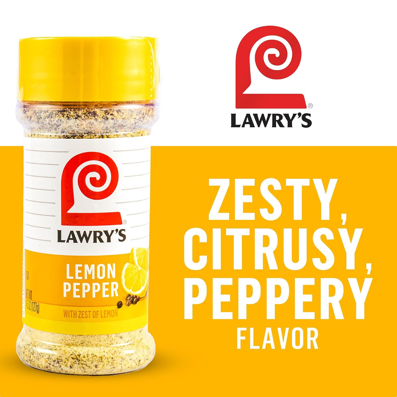 Lawry's Lemon Pepper with Zest of Lemon, 2.25 Oz
