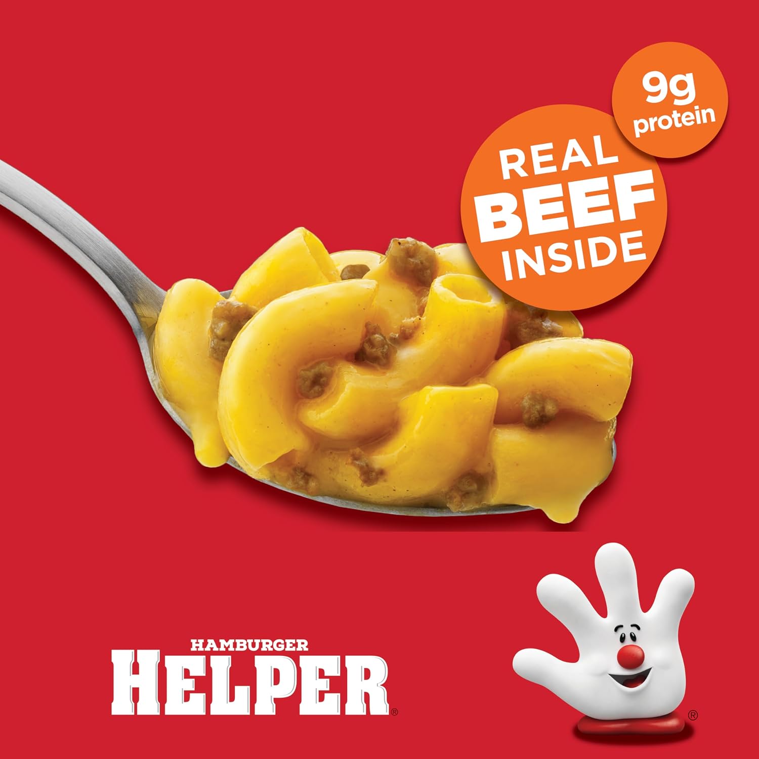 Hamburger Helper Beef Pasta Microwave Cup (2 oz - 6 Pack) No Artificial Flavors, Ready in 4 Minutes, Quick Meals for Midweek Dinners, Busy Evenings & Families On-the-Go