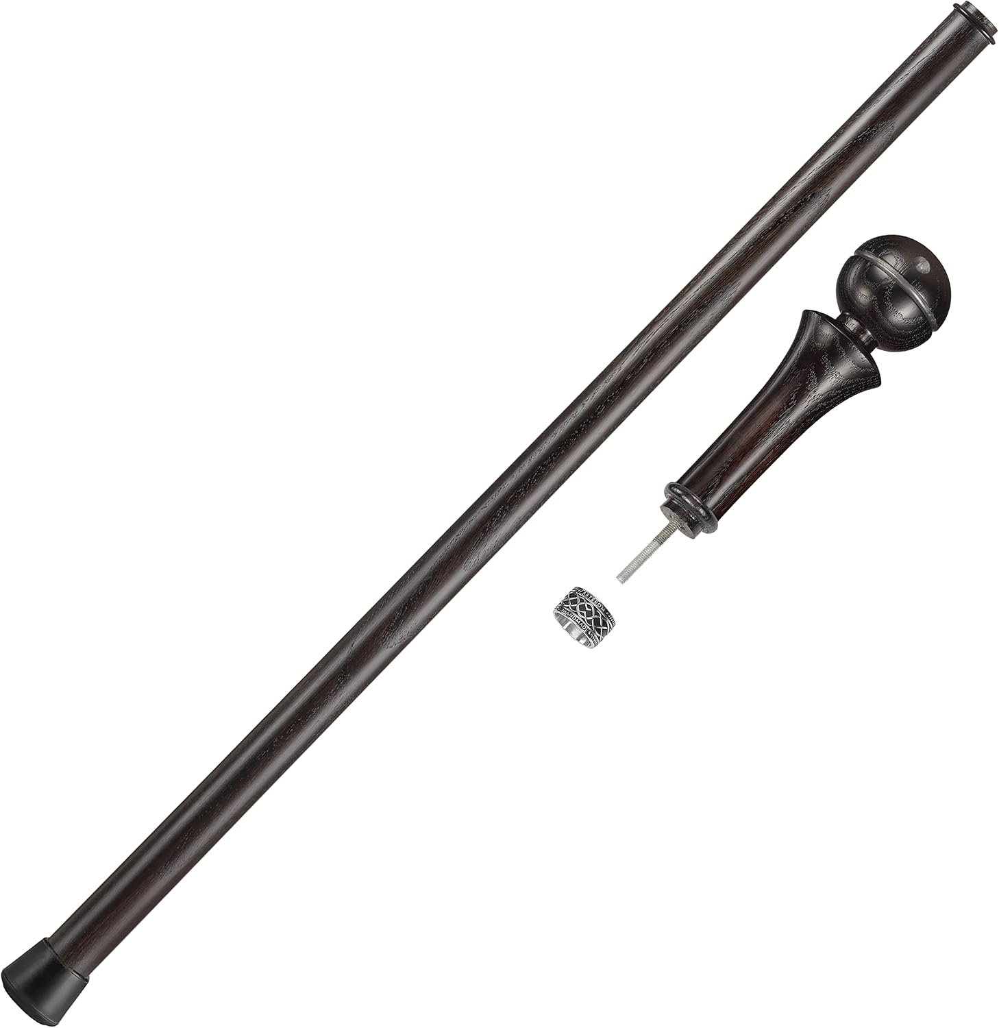 Asterom Wooden Walking Stick for Men and Women - Cool Knob Walking Cane