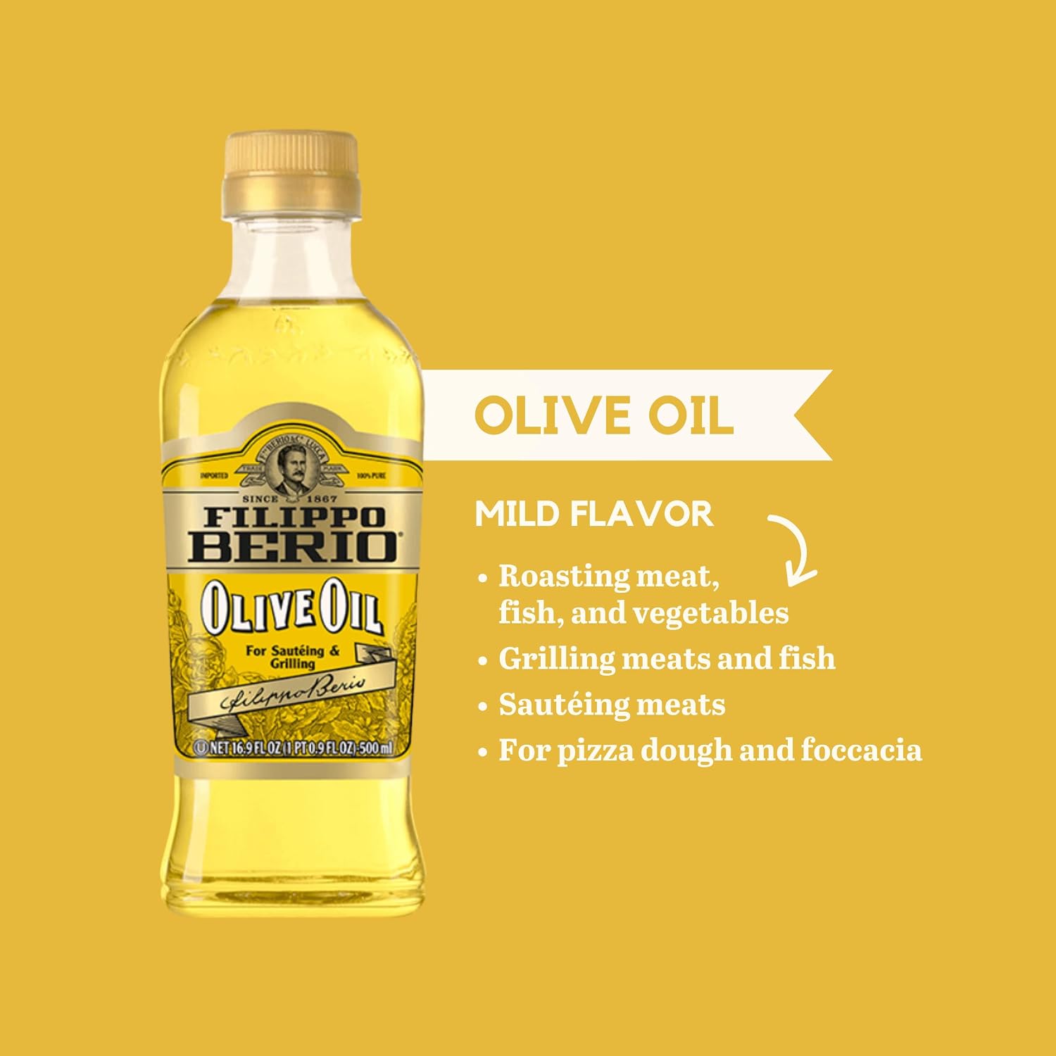 Filippo Berio Pure Olive Oil, 101.4 Ounce Tin