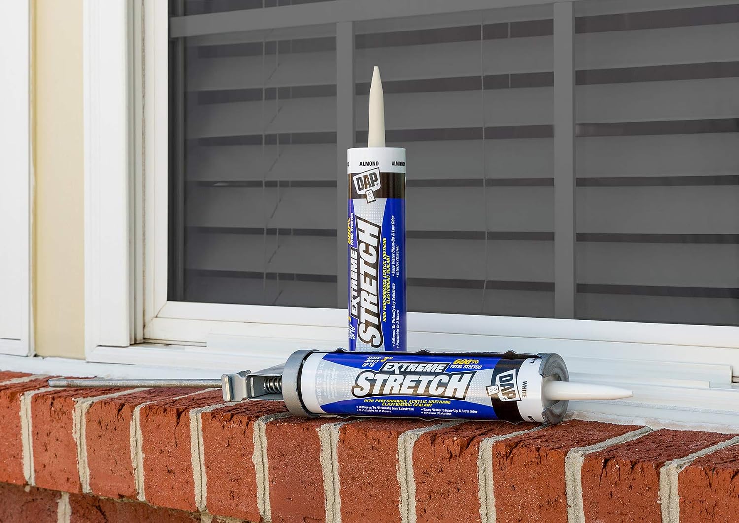 DAP Extreme Stretch Acrylic Urethane Premium Elastomeric Sealant, White, 10.1 Oz (7079818715)
