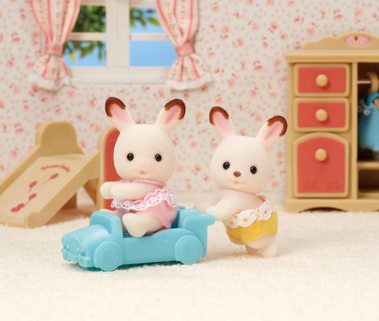 Calico Critters Hopscotch Rabbit Twins - Adorable Bunnies for Endless Imaginative Play. Bring Home the Double the Fun with These Charming Twins!