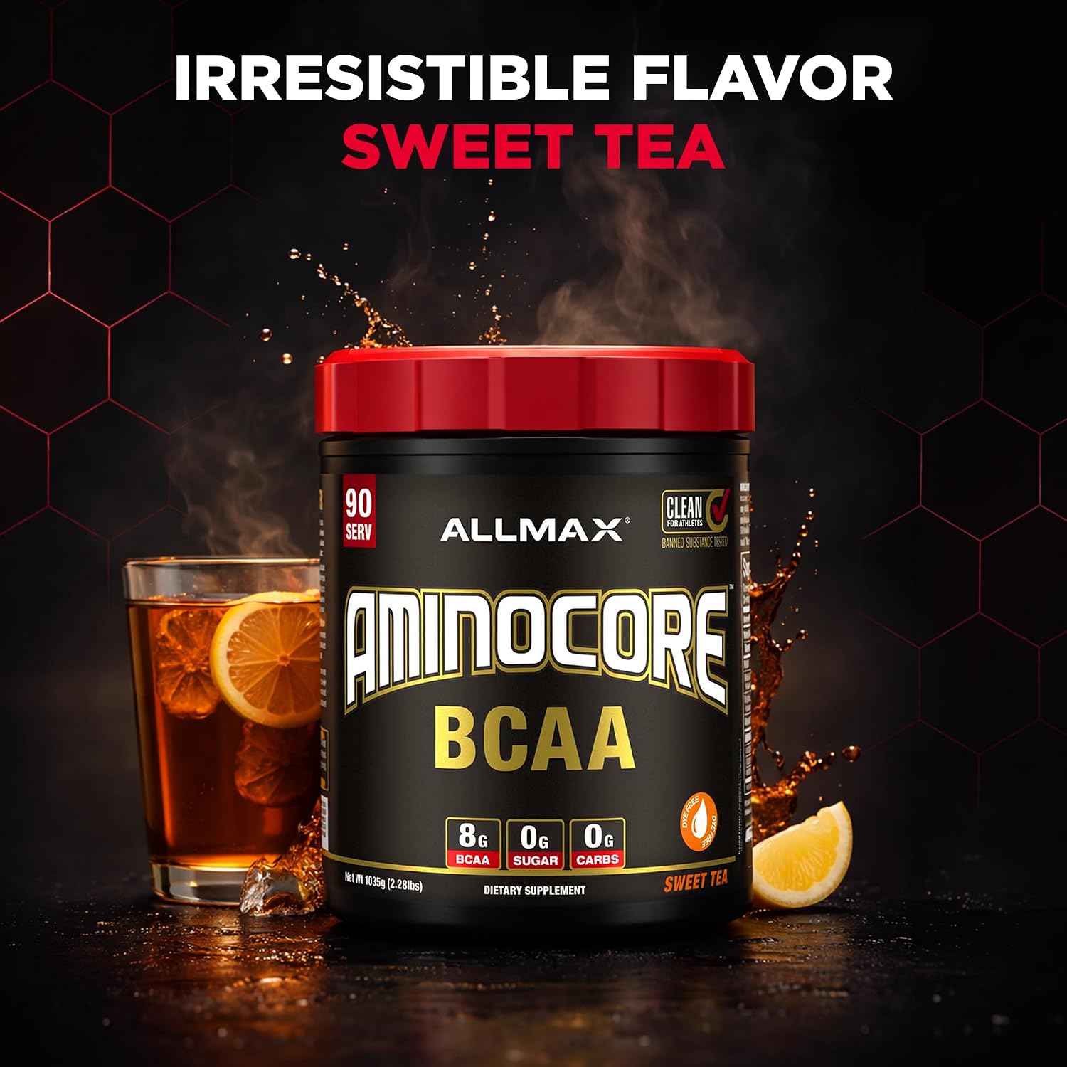 ALLMAX AMINOCORE BCAA Powder, Watermelon, 90 Servings, 1035 g