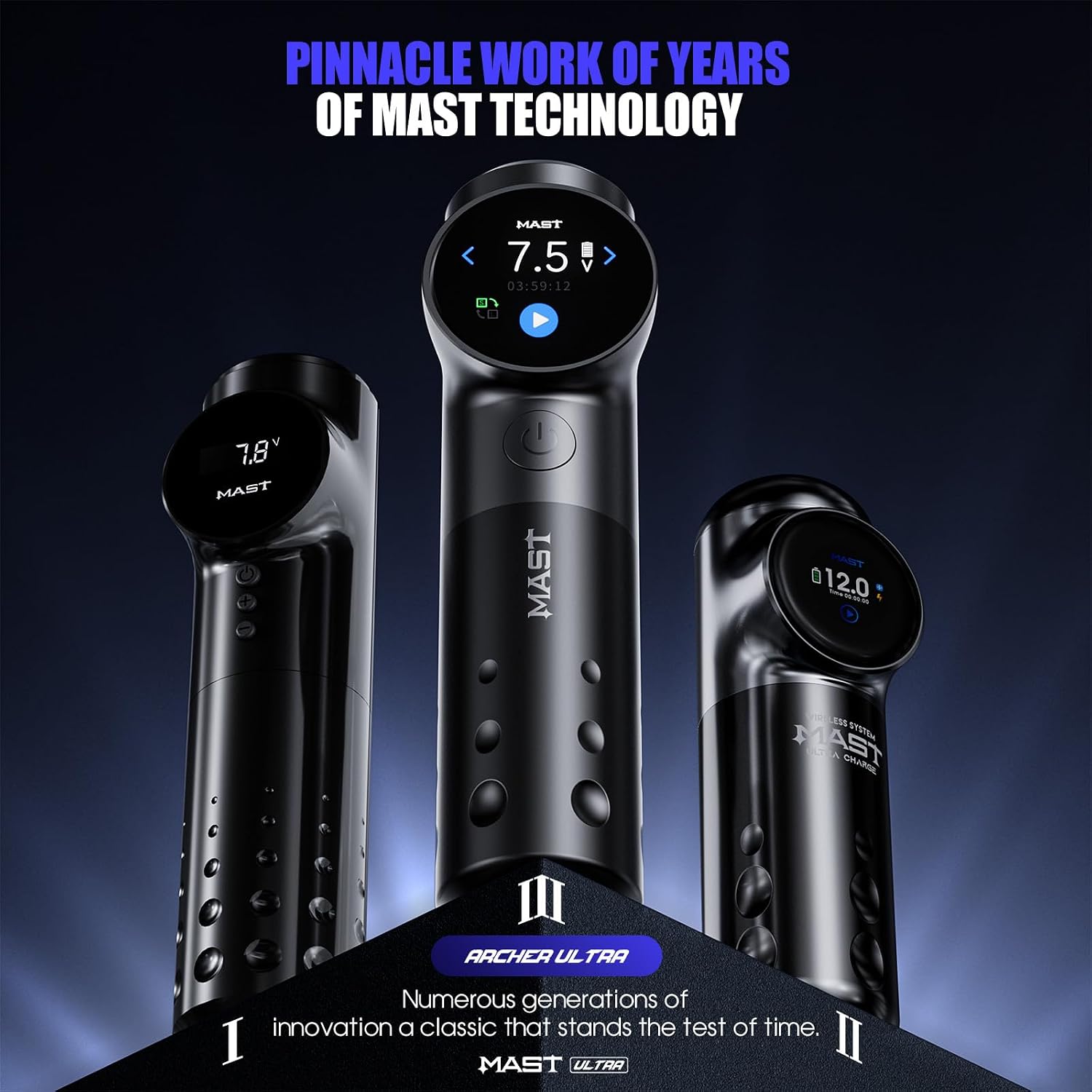 Mast Archer Cordless Tattoo Pen Machine Rotary Tattoo Gun