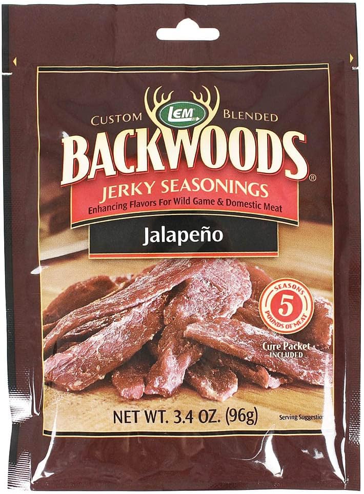 BACKWOODS JALAPENO JERKY SEASONING Seasons 5 pounds Of Meat