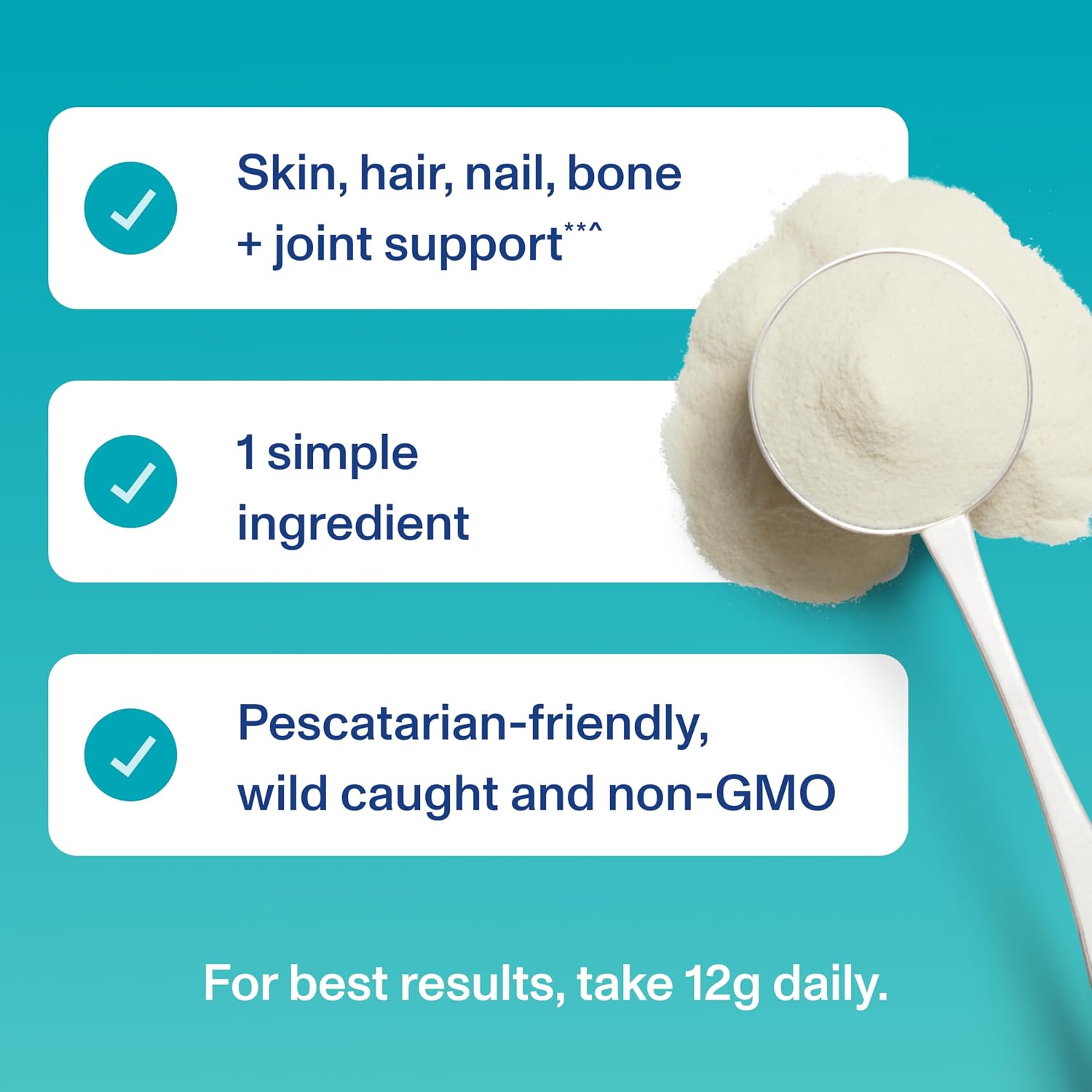 Vital Proteins Marine Collagen, Unflavored Stick Packs, 20 Count | Marine Collagen Peptides, Supports Hair Skin Nails & Joints, 10g Per Packet, Travel-Friendly Stick Packs, 20 Servings