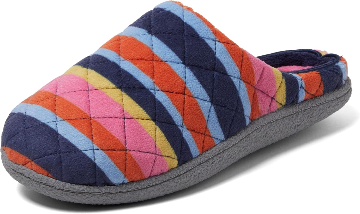 Leslie Terry Clog House Shoes with Memory Foam, Indoor Slippers with Wide Widths