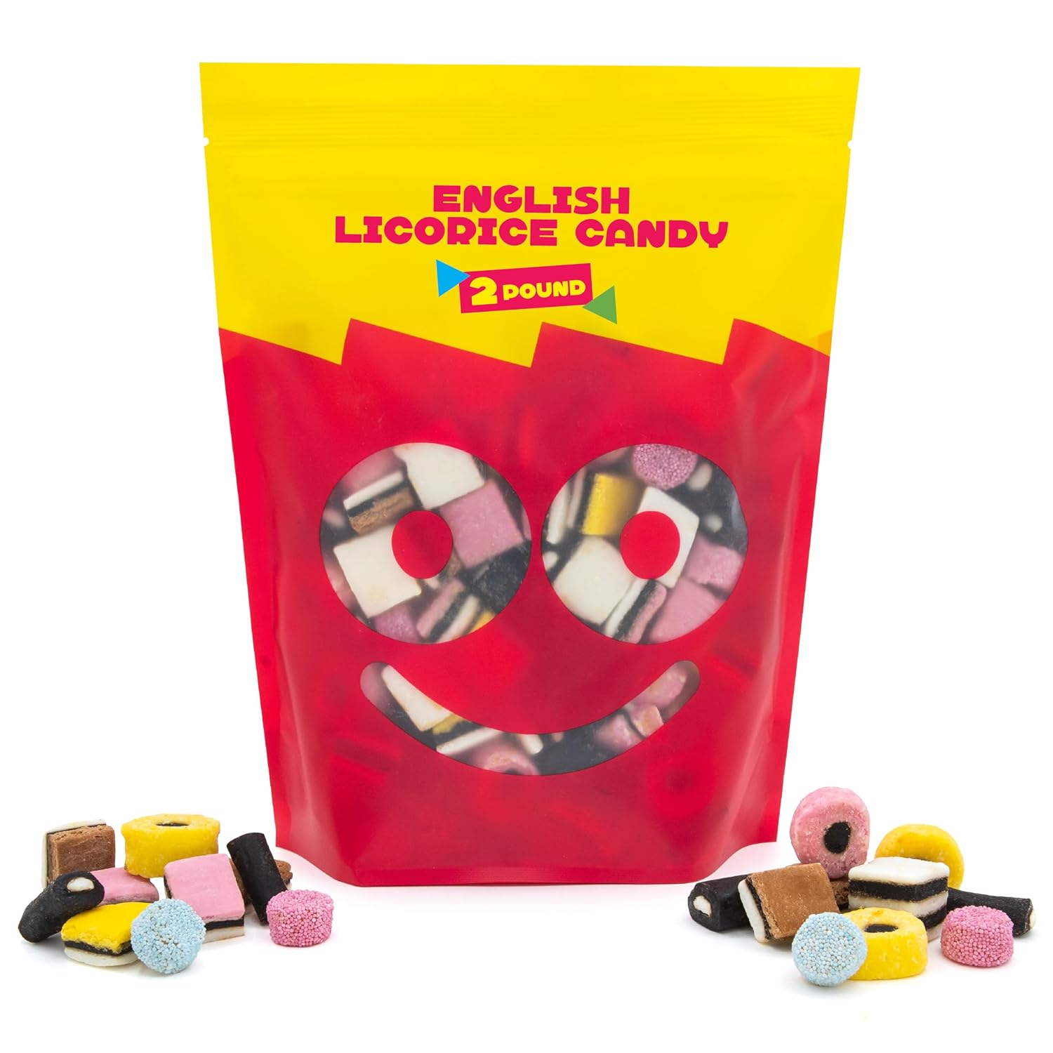 English Licorice Candy, Allsorts Licorice Mix, 2 Lb Bag