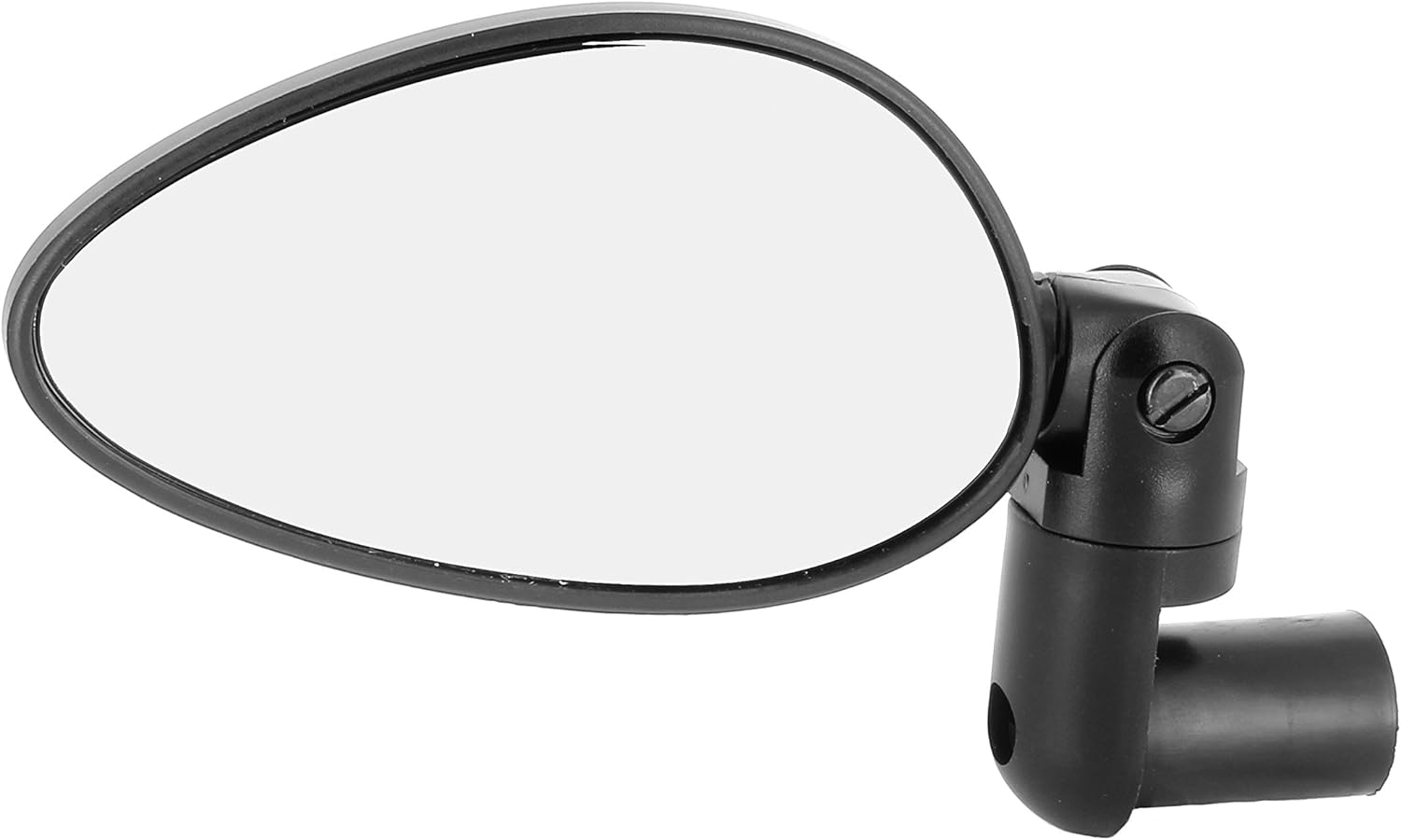Zefal Cyclop Bar-End Bike Mirror – Foldable Rearview for Road, Hybrid & E-Bikes | 46 cm2 Convex Chrome ABS, Reversible Mount 16–22 mm