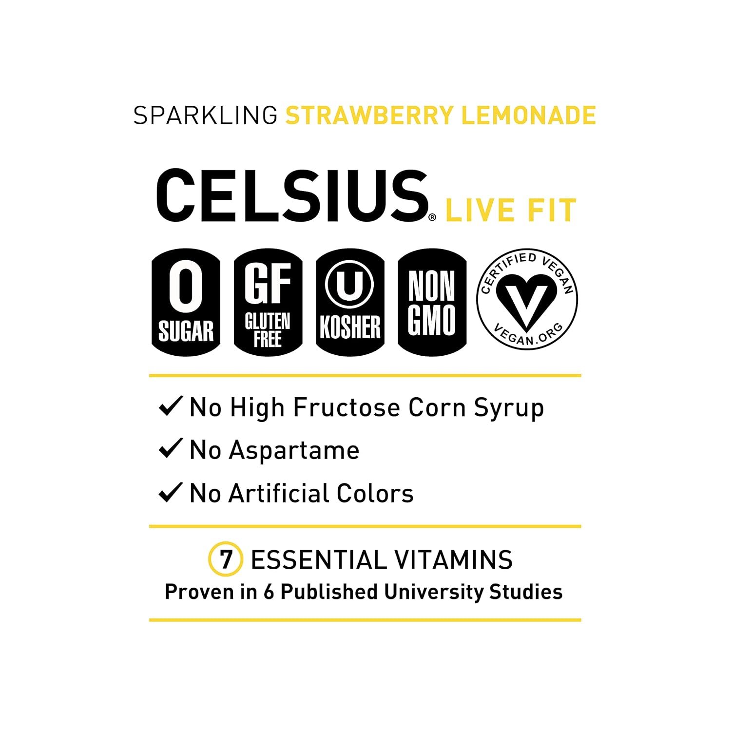 CELSIUS Sparkling Orange, Sugar Free Energy Drink, 12 Fl Oz (Pack of 4)