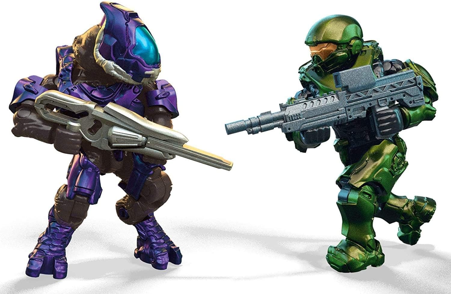 Mega Construx Halo Spartan-IV Team Battle Micro Action Figure Building Set