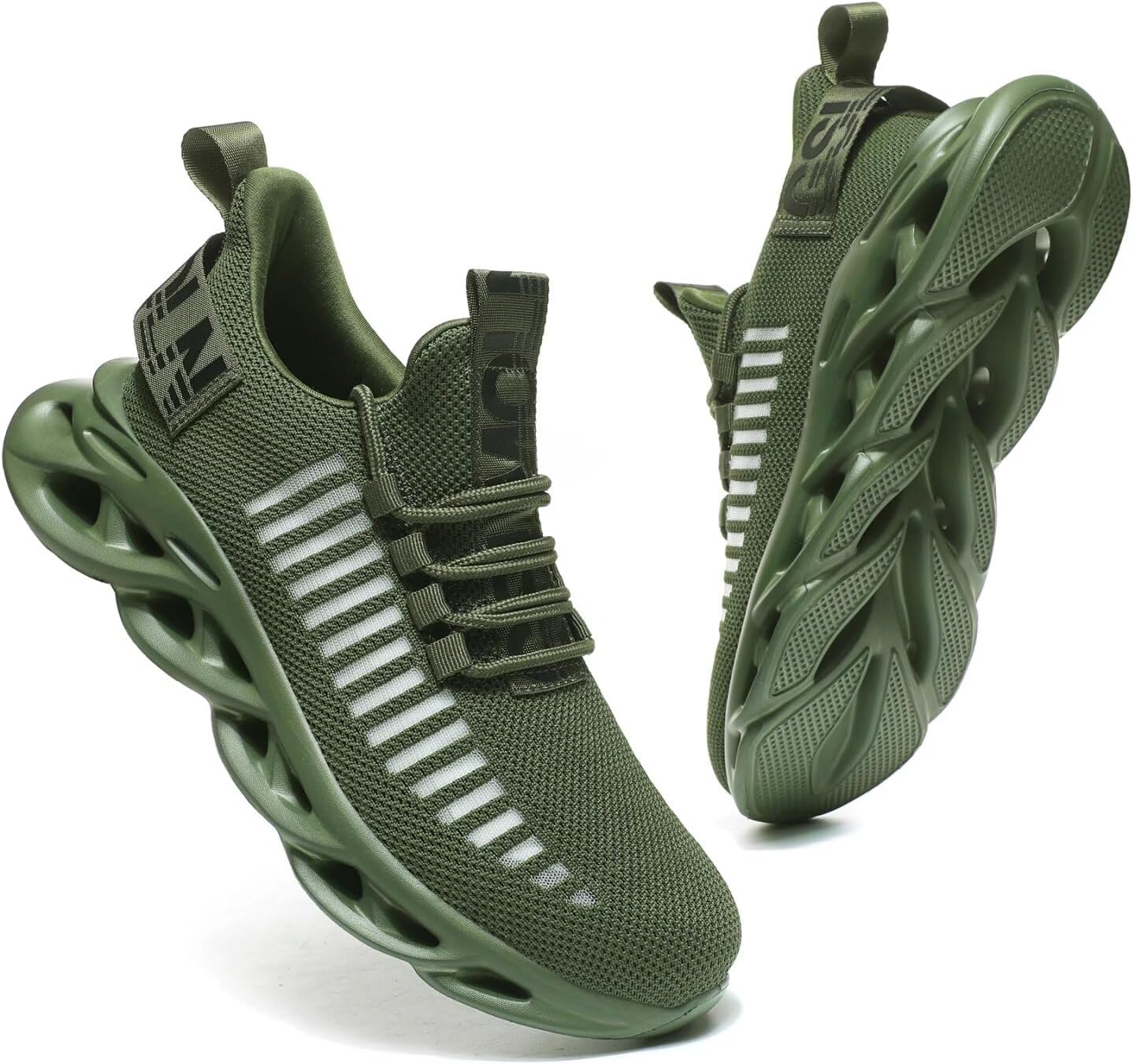 GSLMOLN Men's Slip on Breathable Walking Shoes Ultra Lightweight Casual Sport Gym Fashion Sneakers