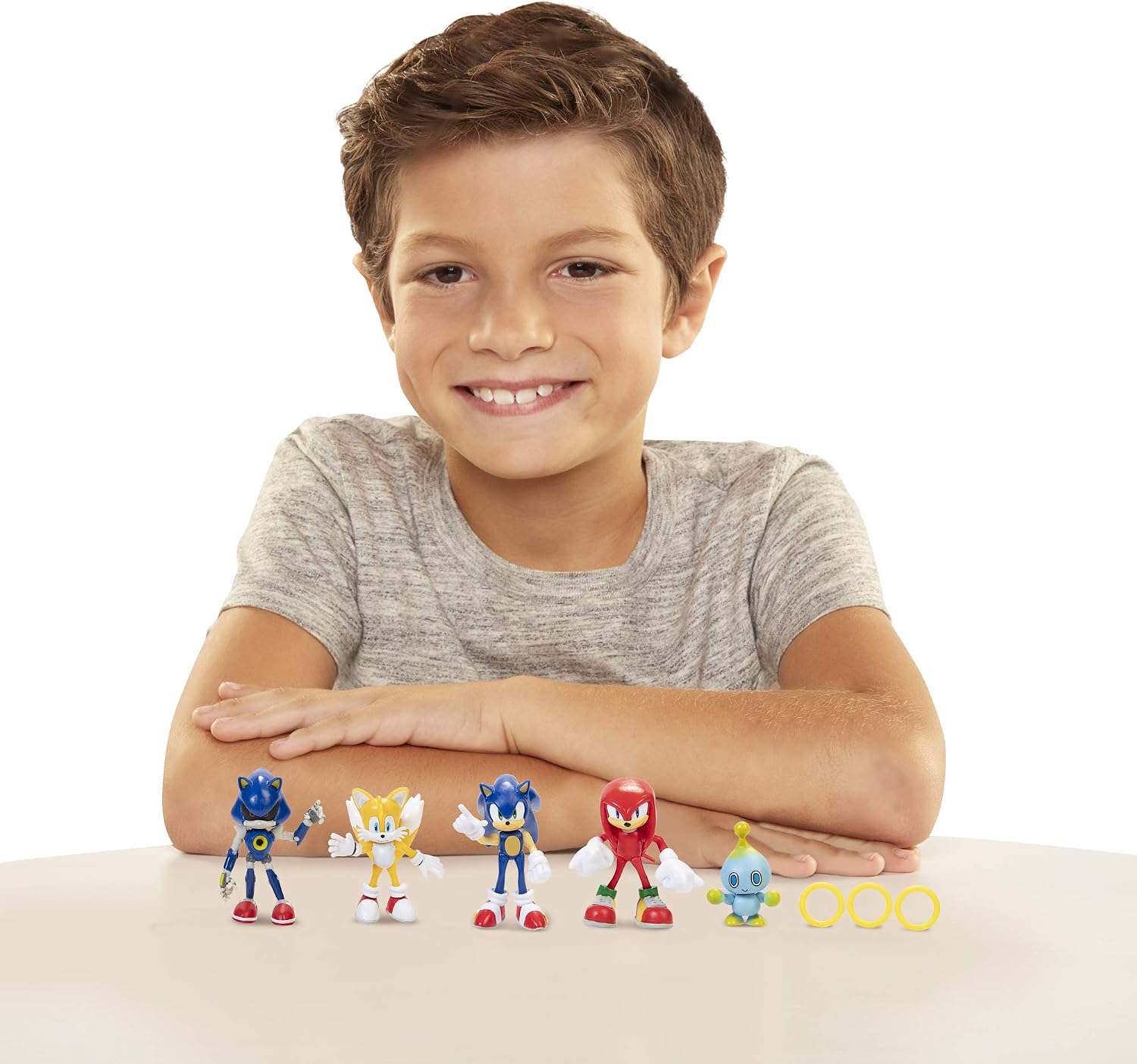 Sonic The Hedgehog 2.5-Inch Action Figure Modern Tails Collectible Toy for age 3 and up