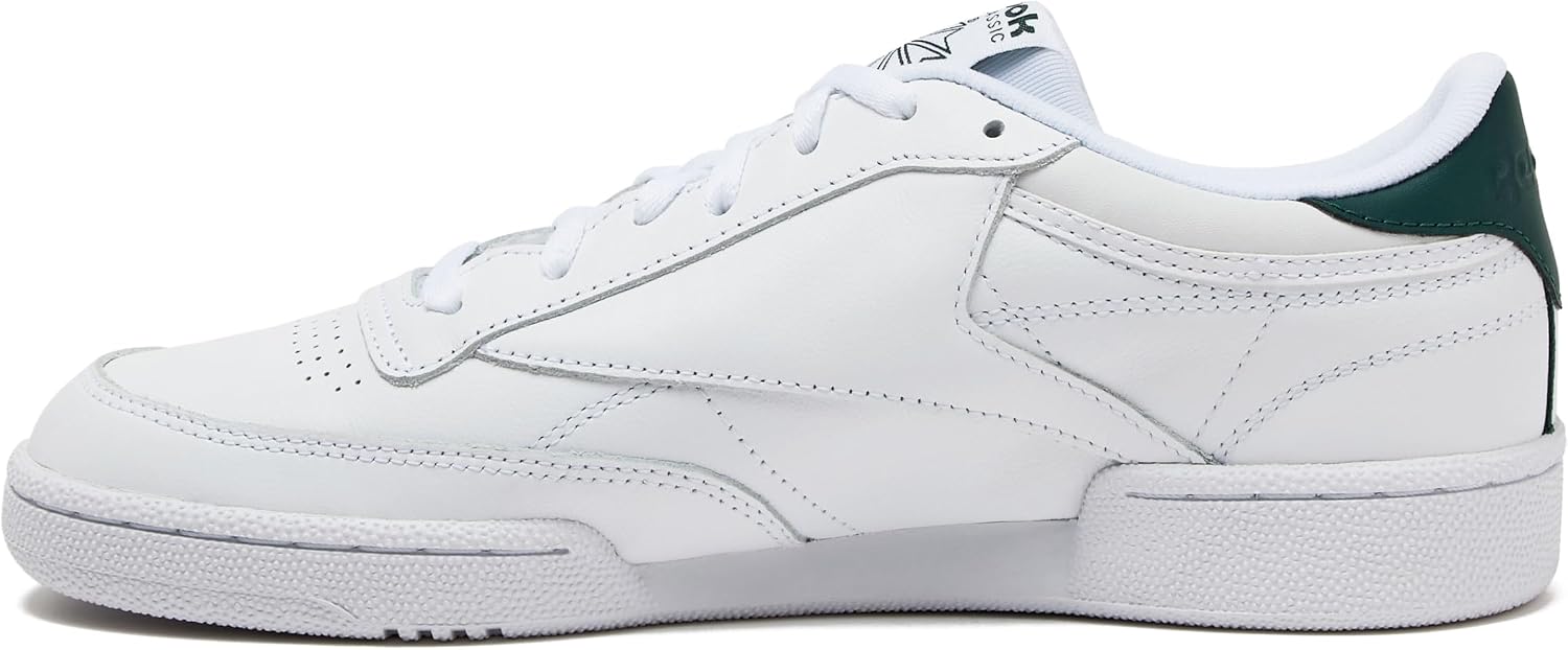 Reebok Club C 85 Mens Tennis Shoes, Casual Fashion White Sneakers for Men