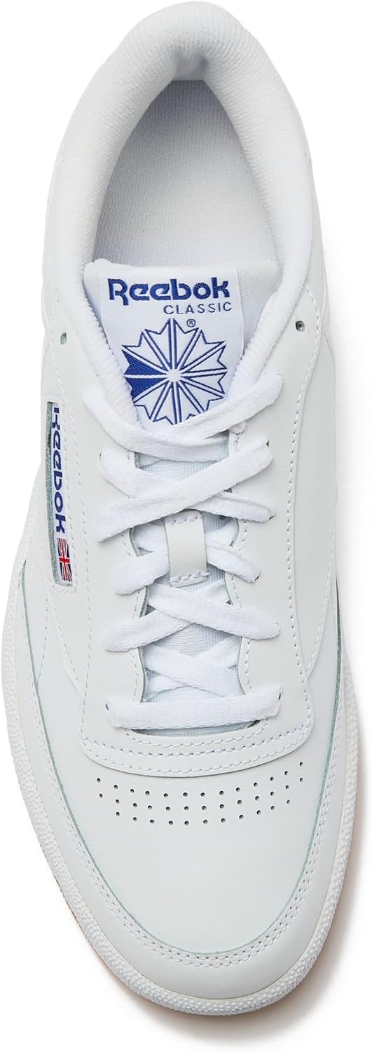 Reebok Club C 85 Mens Tennis Shoes, Casual Fashion White Sneakers for Men