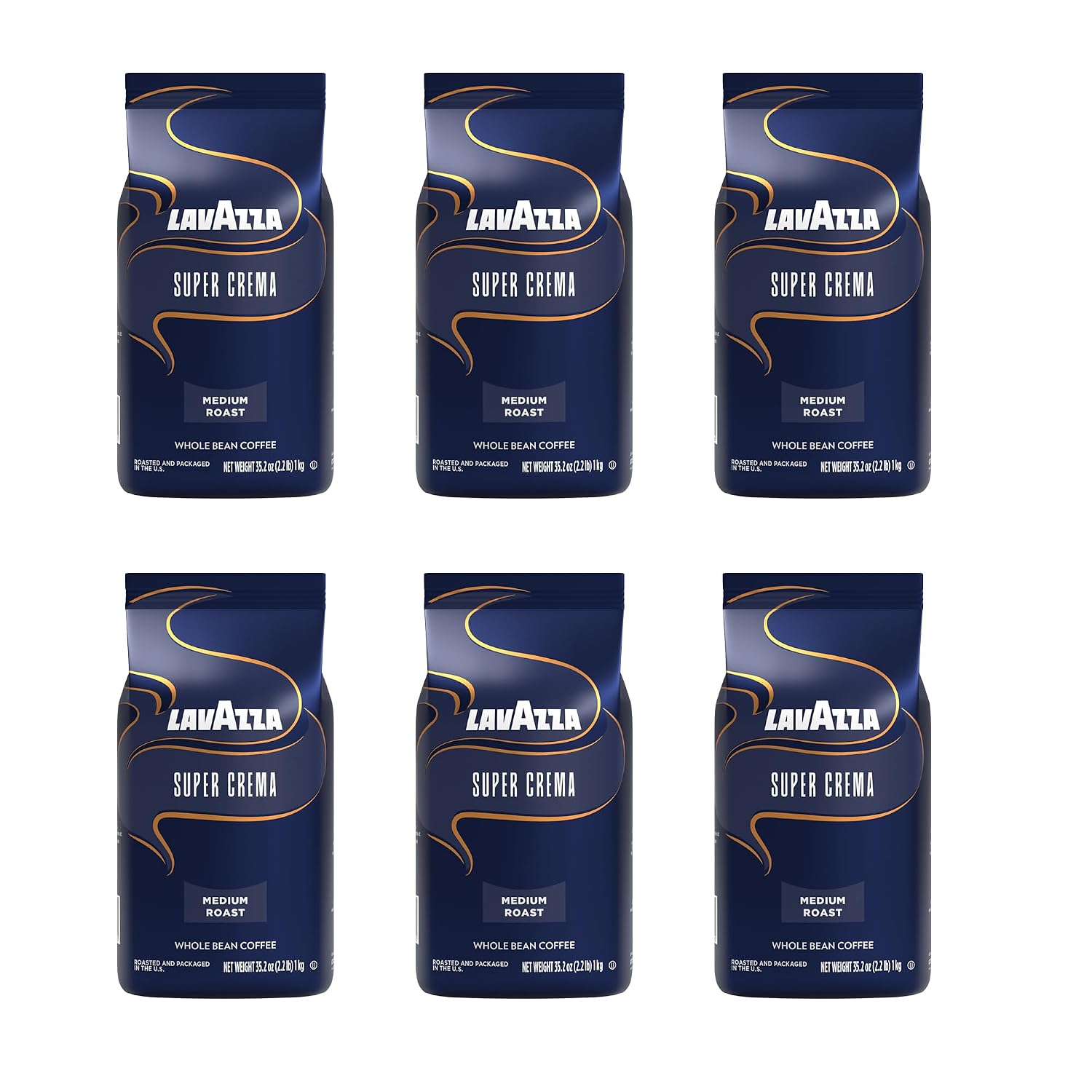Lavazza QualitÃ Oro Whole Bean Blend, Medium Roast, 2.2 Pound (Pack of 1) ,100% Arabica, Central America & African highland origins, Fruity & Aromatic