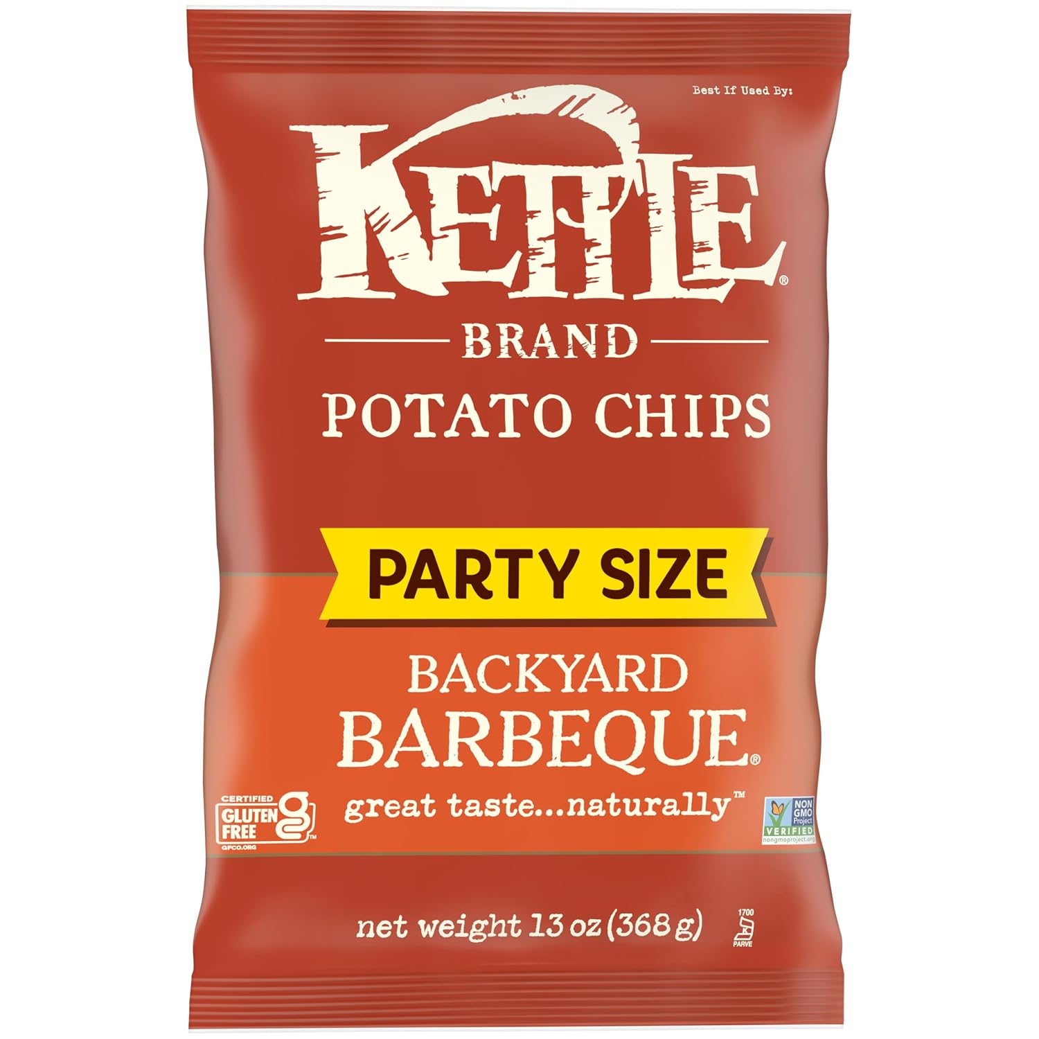 Kettle Brand Potato Chips, Backyard Barbeque Kettle Chips, 5 Oz