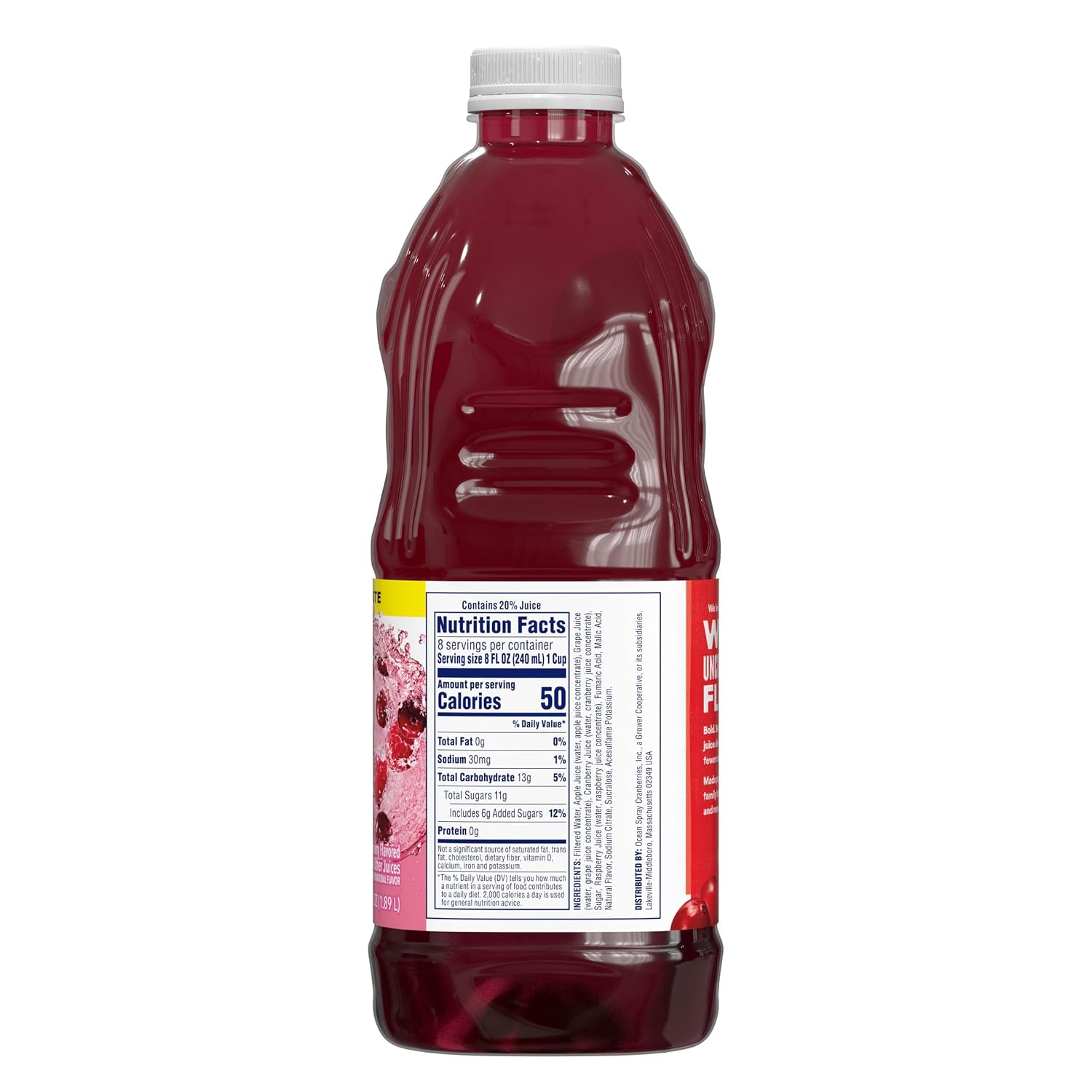 Ocean Spray® Cran50™ Cranberry Juice Drink, 64 Fl Oz Bottle (Pack of 1)