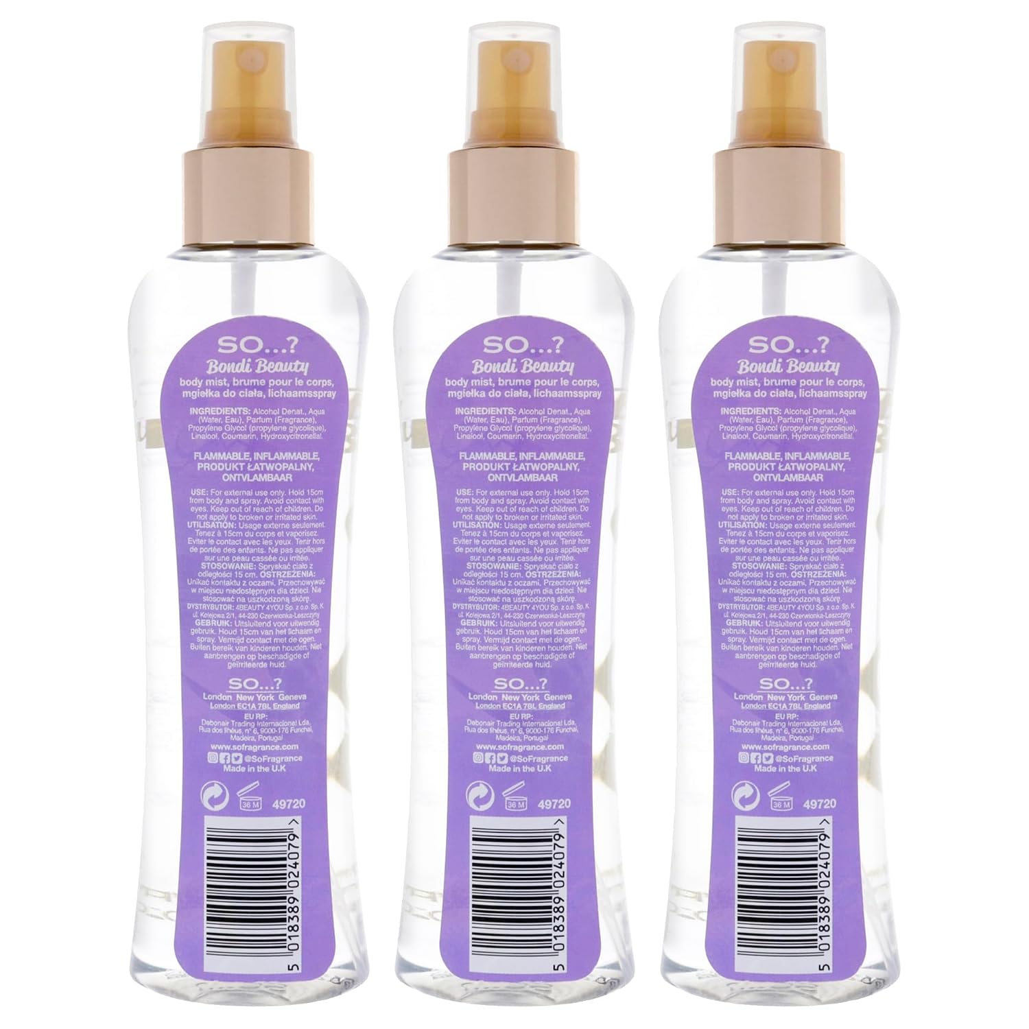 So…? Bali Breeze Body Mist - Perfume for Women with Tropical Aroma - Body Spray for Women with Coconut, Almond and Vanilla Notes - 6.9 oz