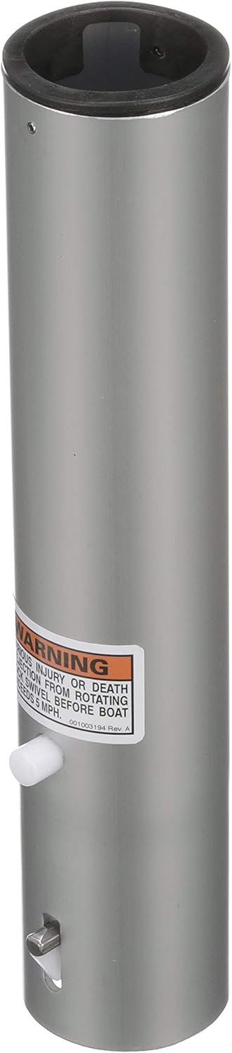 Attwood LakeSport 10-Inch Anodized Aluminum 2-3/8" Boat Seat Extension Post