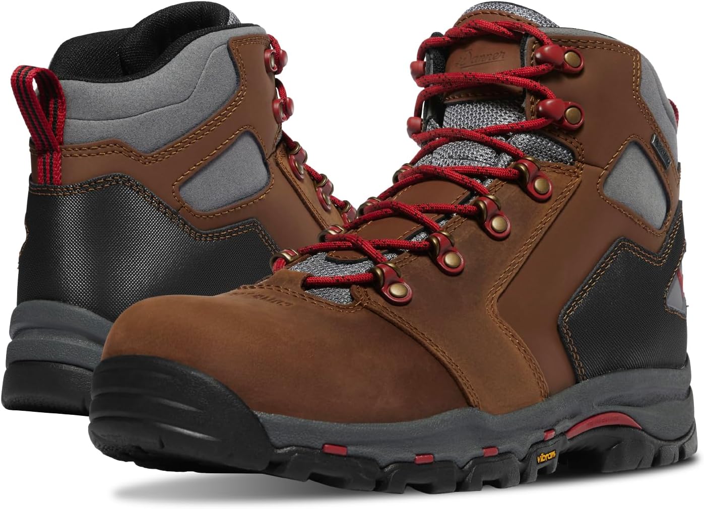 Danner Vicious Composite Toe Work Boots for Men, Waterproof, ASTM Approved | Composite Toe Boots for Men, For Electrical Hazard Work, Slip Resistant Grip, TPU Shank, Construction Boots