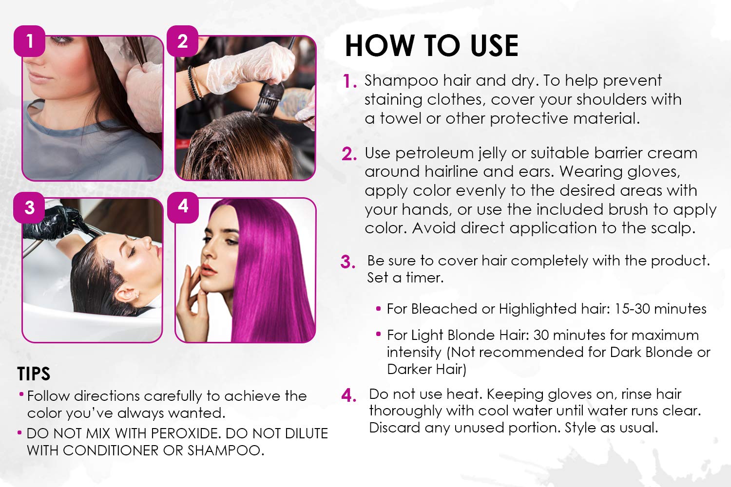 Punky Colour Box Kit Cotton Candy Semi Permanent Hair Color - Vegan, Cruelty-Free Conditioning Hair Dye, Lasts Up to 35 Washes