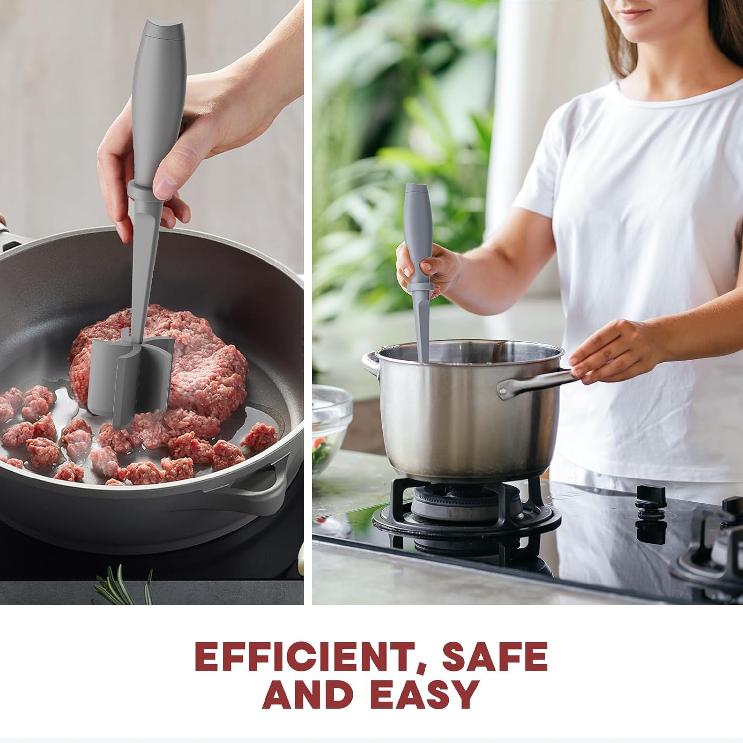 PGYARD Meat Chopper Hamburger Grinder, Kitchen Smasher for Ground Beef