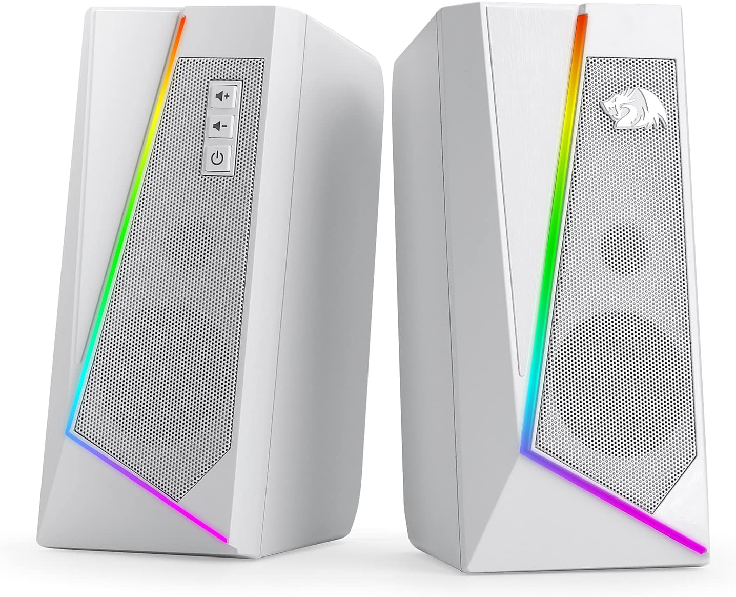 Redragon GS520 Wired 2.0 Channel Stereo Sound Desktop RGB Computer Speakers