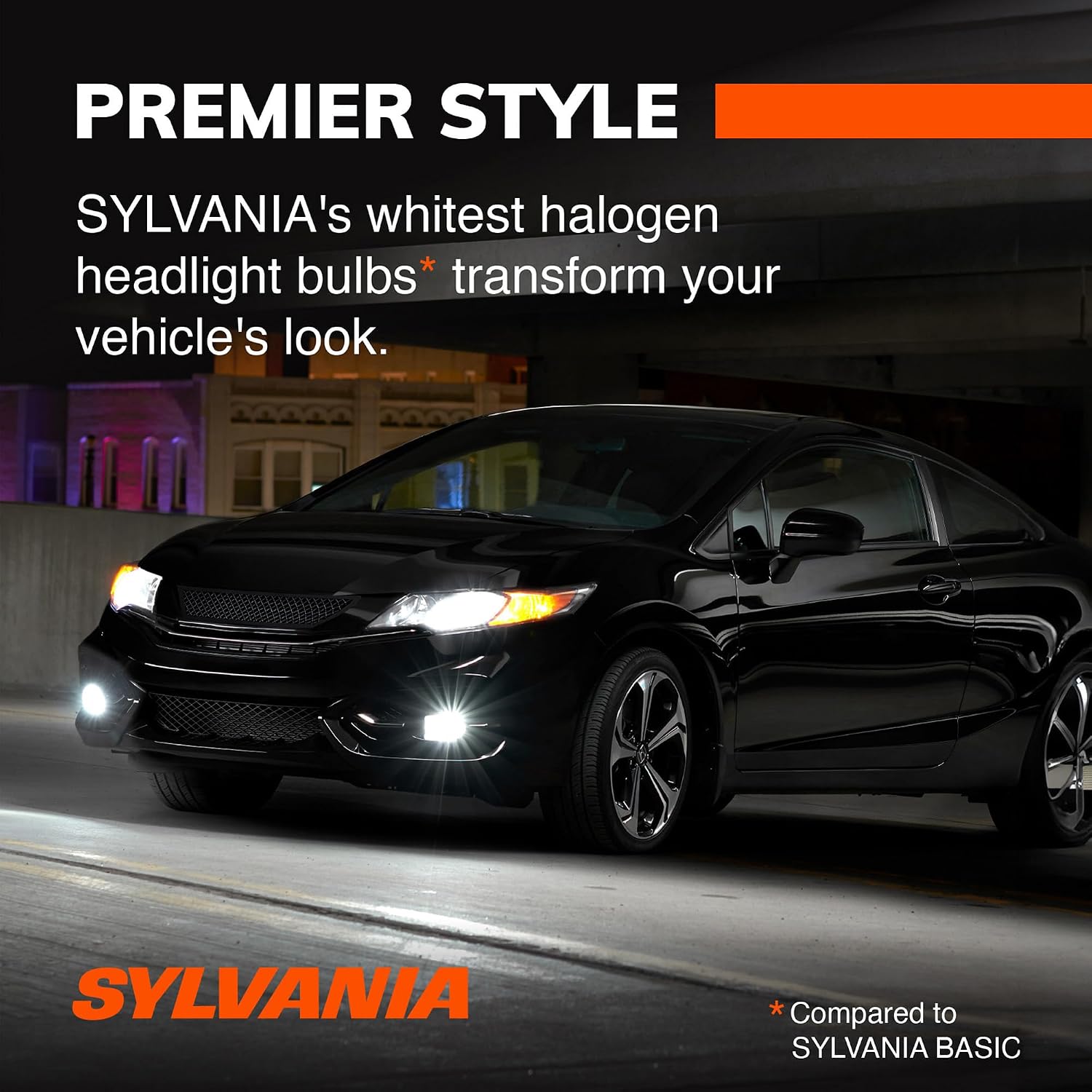 SYLVANIA - 9003 (HB2, H4) SilverStar zXe Gold High Performance Halogen Headlight Bulb - Headlight & Fog Light, Bright White Output
