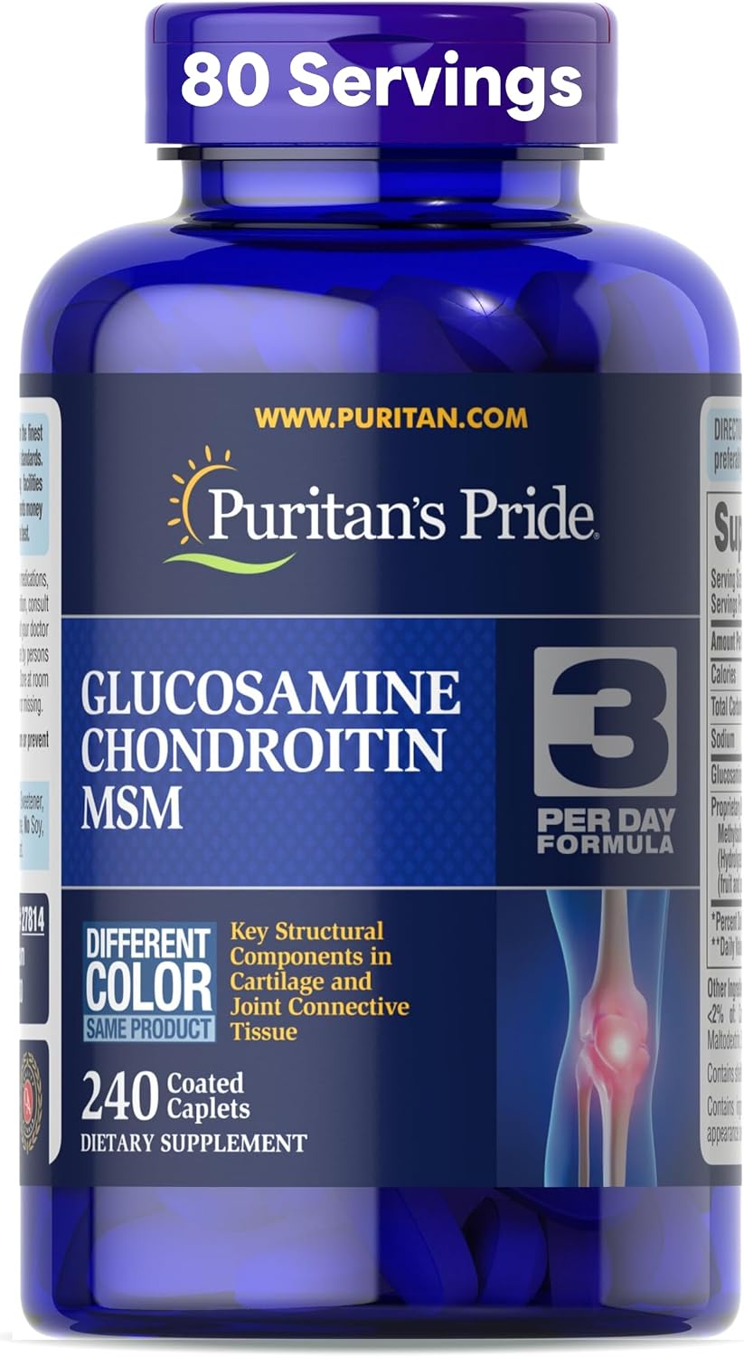 Puritan's Pride Glucosamine Chondroitin MSM Dietary Supplement