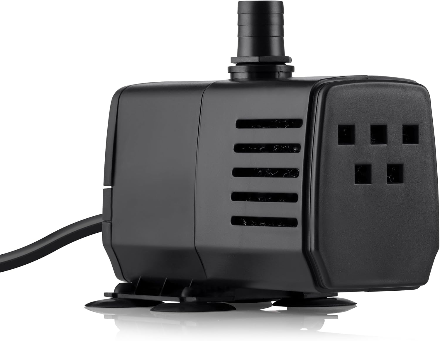 Alpine Corporation Outdoor Decor Power Head Pump for Small to Medium Fountains, Statuary, and Birdbaths with Moving Water