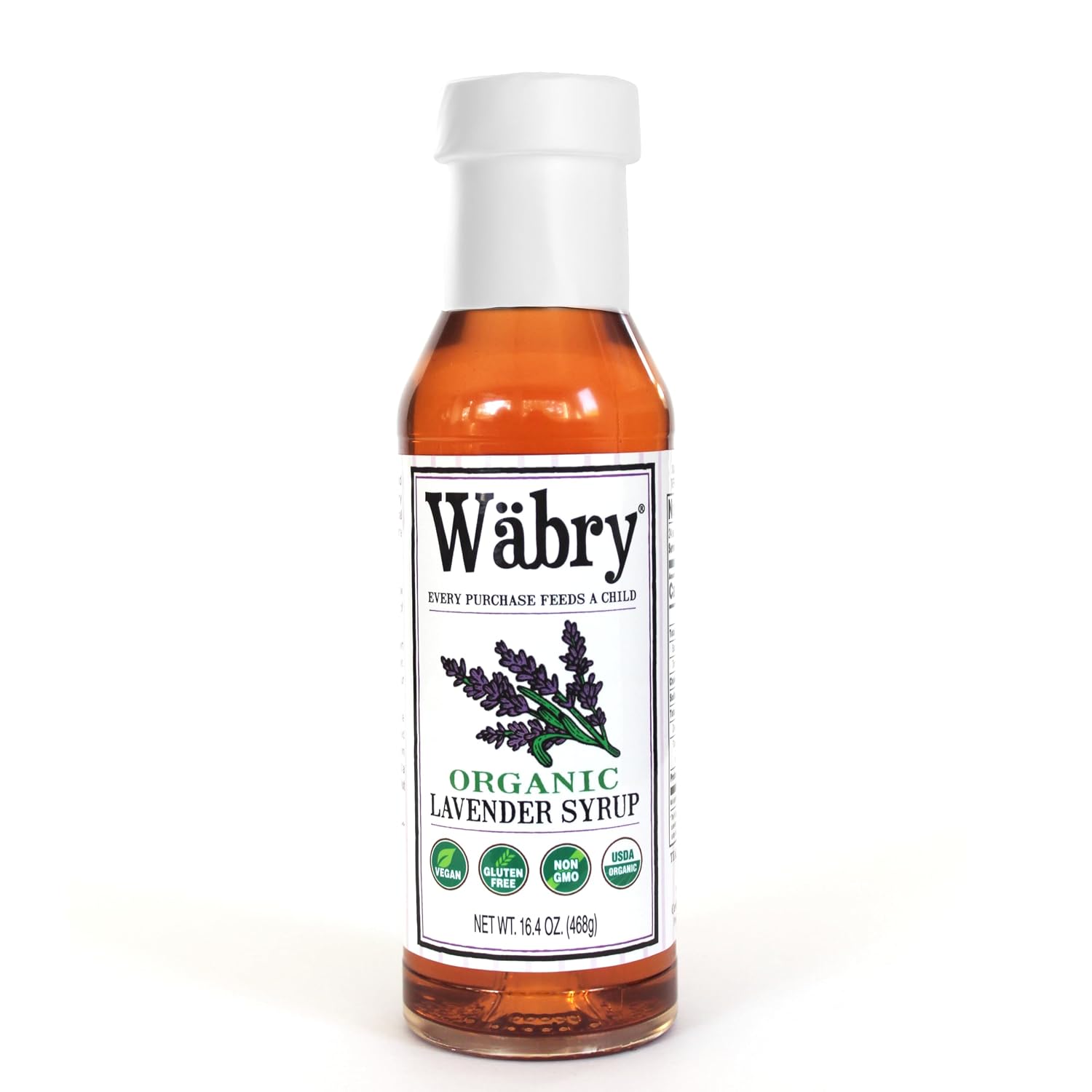 Wäbry Blueberry Syrup – 14.9oz (420g), Natural Fruit Flavor Organic Snow Cone Syrup for Drizzling on Shaved Ice, Waffles, Ice Cream & Lattes, Non-GMO, Dye-Free Vegan Syrups, 12 Servings Per Bottle
